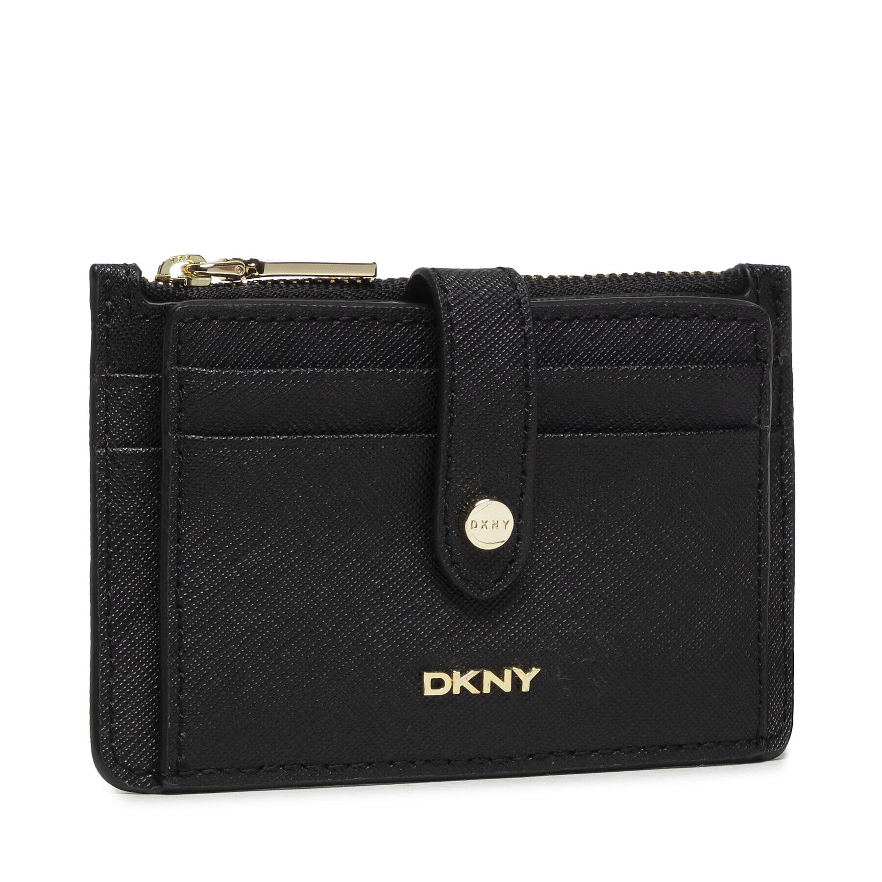 DKNY Калъф за кредитни карти Thomasina Zip Cardho R13Z1P74 Черен - Pepit.bg