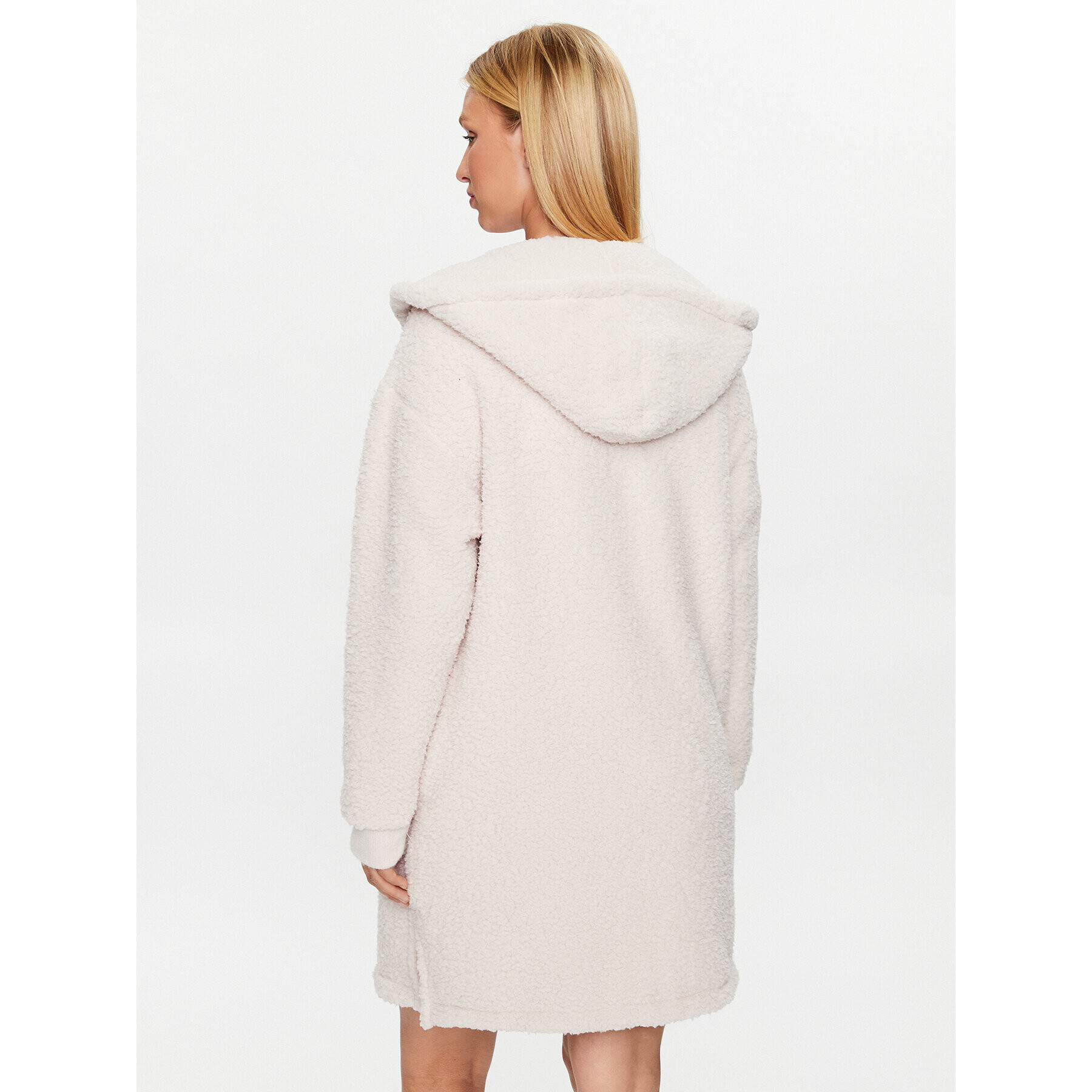 DKNY Халат YI2022599 Бежов Relaxed Fit - Pepit.bg