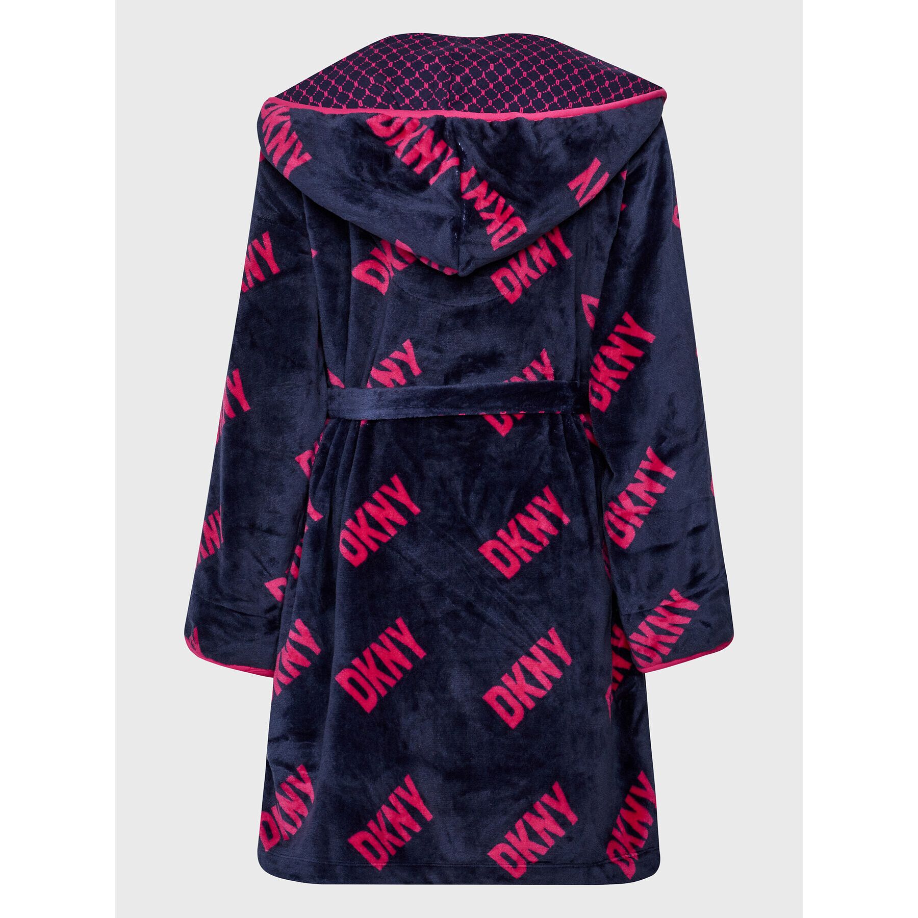 DKNY Халат YI2122607 Тъмносин - Pepit.bg
