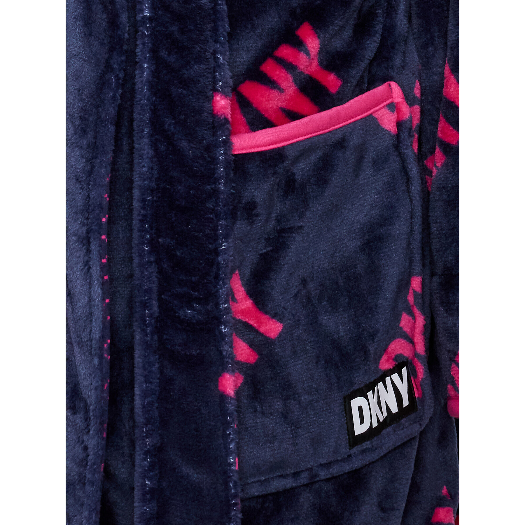 DKNY Халат YI2122607 Тъмносин - Pepit.bg