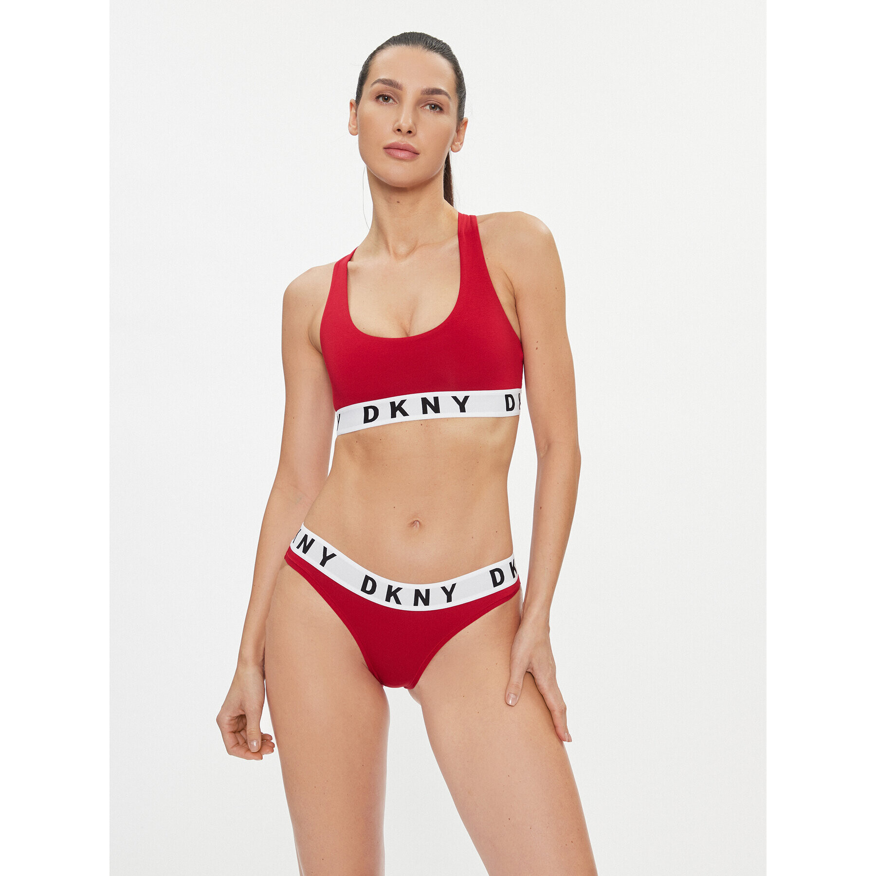 DKNY Класически дамски бикини DK4513 Червен - Pepit.bg