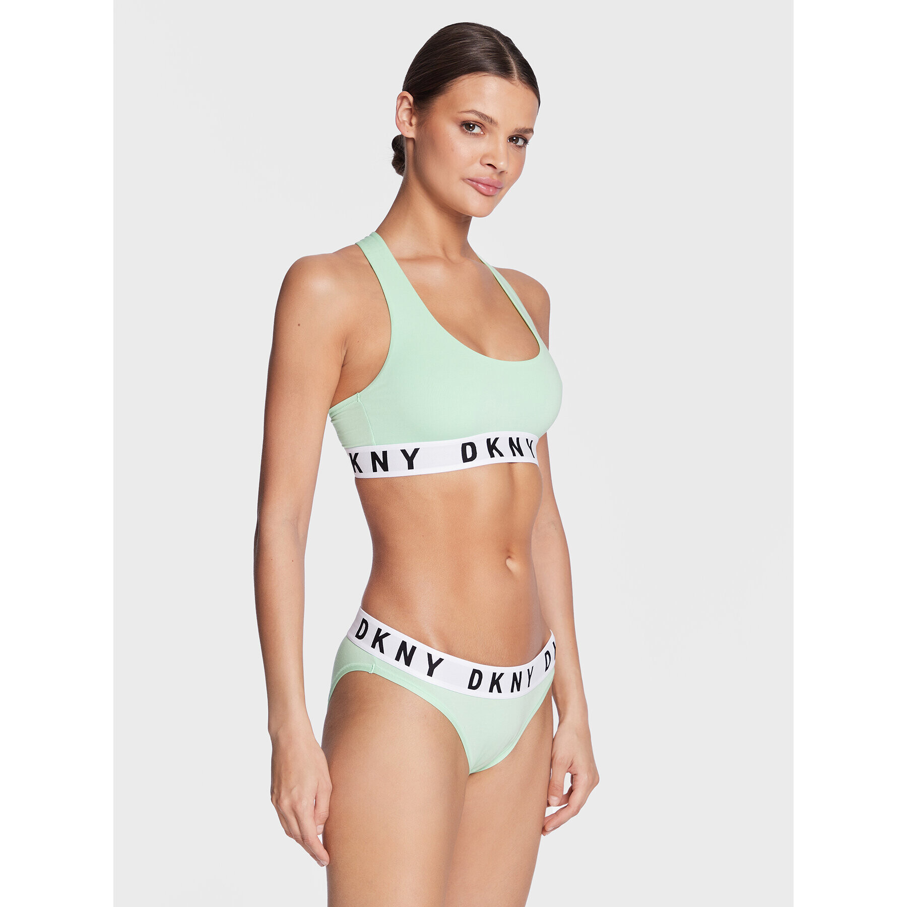 DKNY Класически дамски бикини DK4513 Зелен - Pepit.bg
