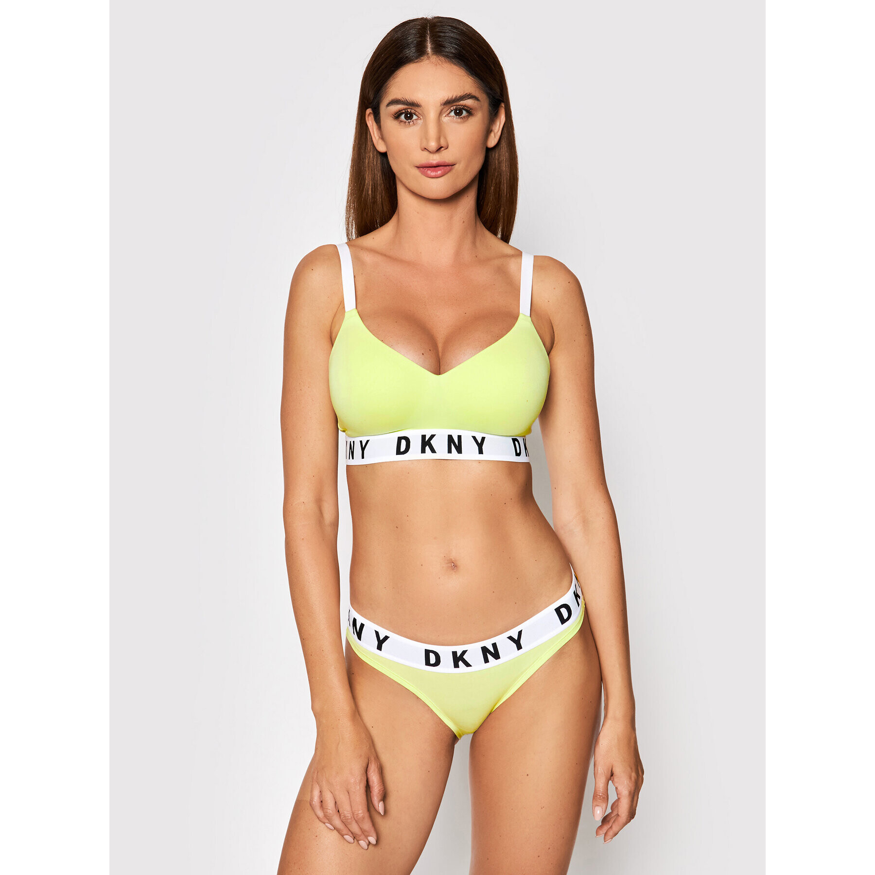 DKNY Класически дамски бикини DK4513 Жълт - Pepit.bg