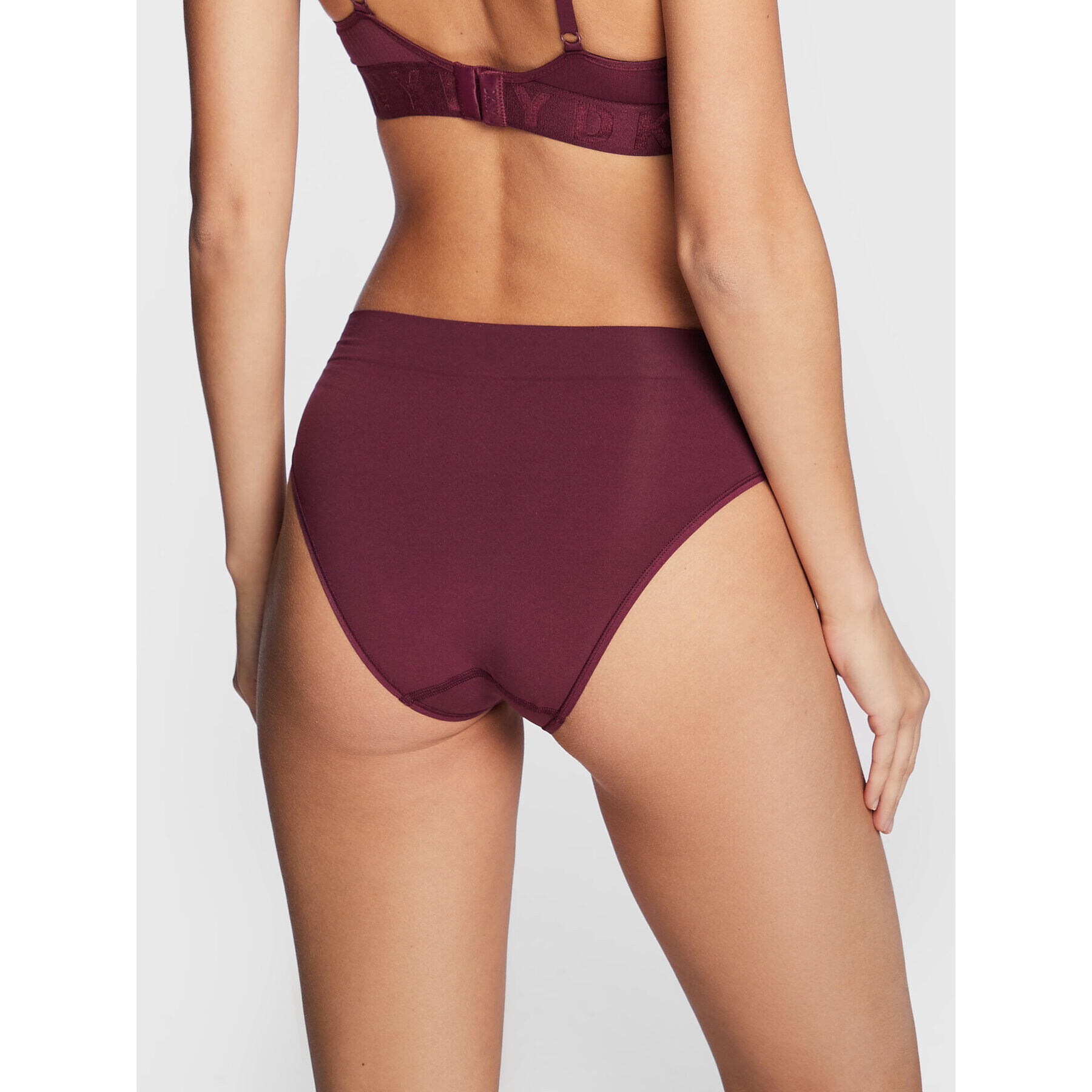 DKNY Класически дамски бикини DK5017 Бордо - Pepit.bg