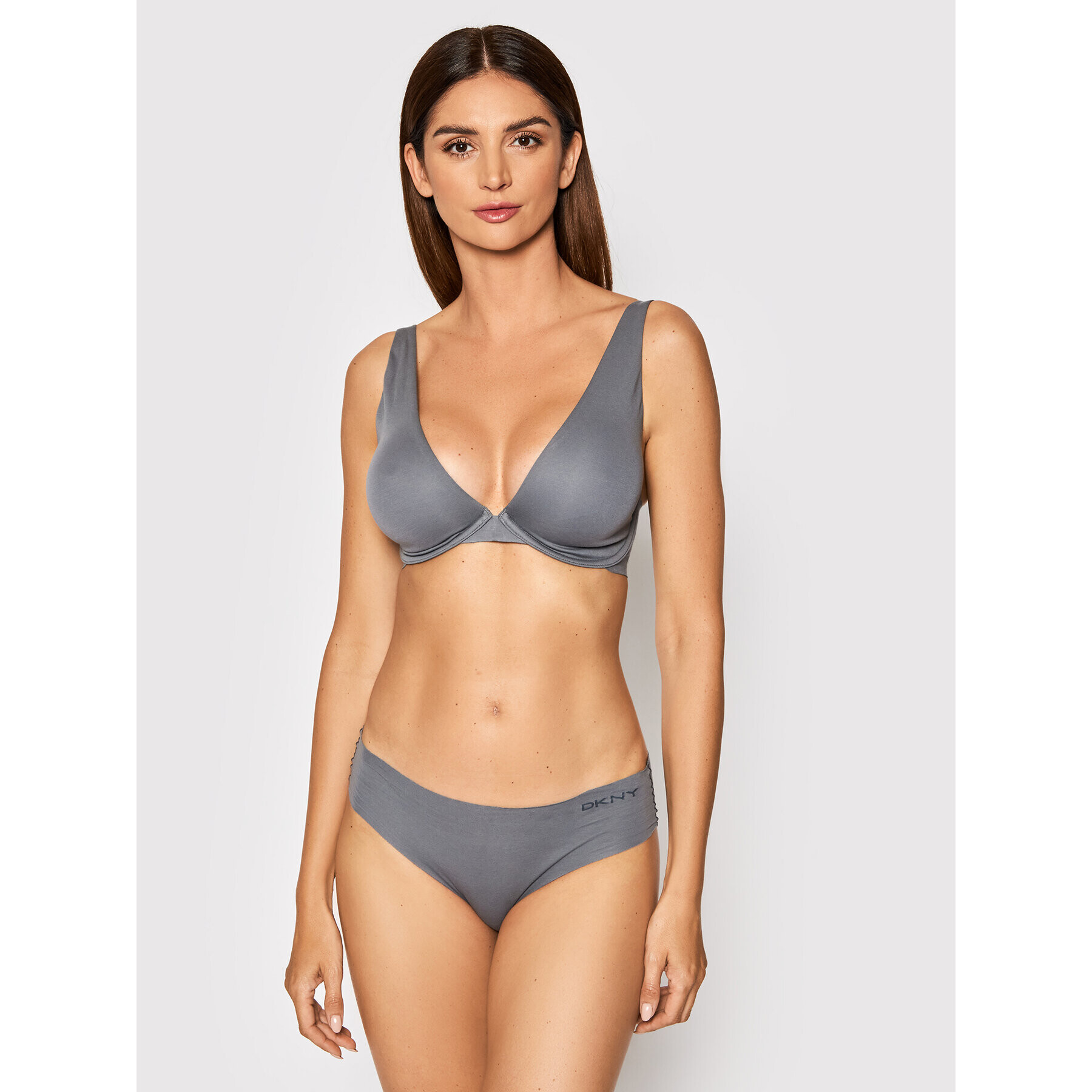 DKNY Класически дамски бикини DK8253 Сив - Pepit.bg