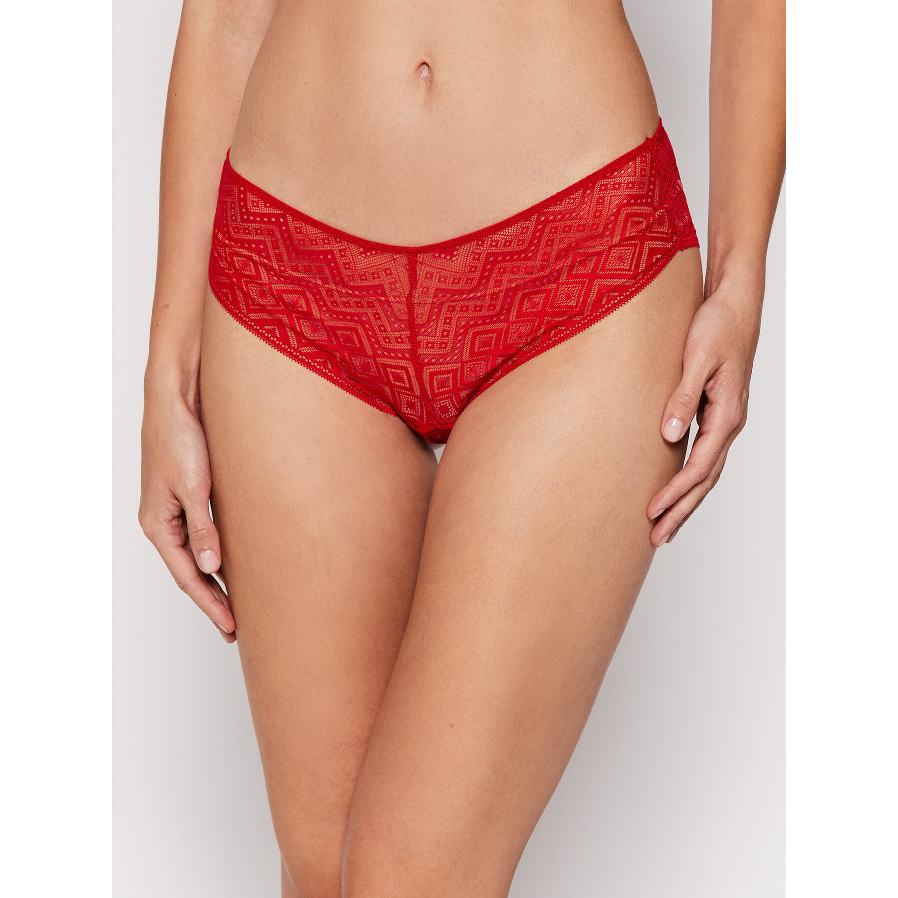 DKNY Класически дамски бикини DK8593 Червен - Pepit.bg