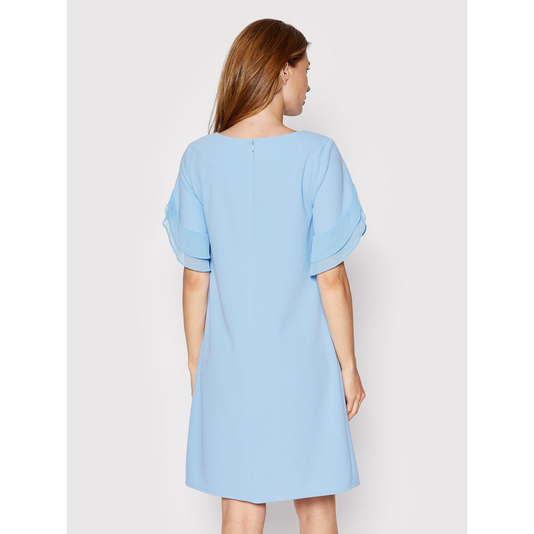DKNY Коктейлна рокля DD2B1606 Син Regular Fit - Pepit.bg