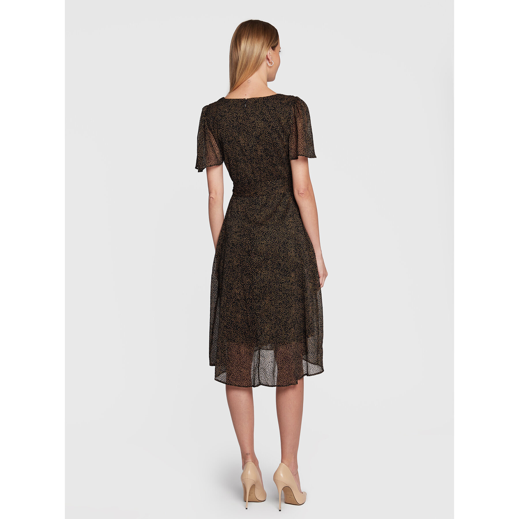 DKNY Коктейлна рокля DD2G3155 Черен Regular Fit - Pepit.bg
