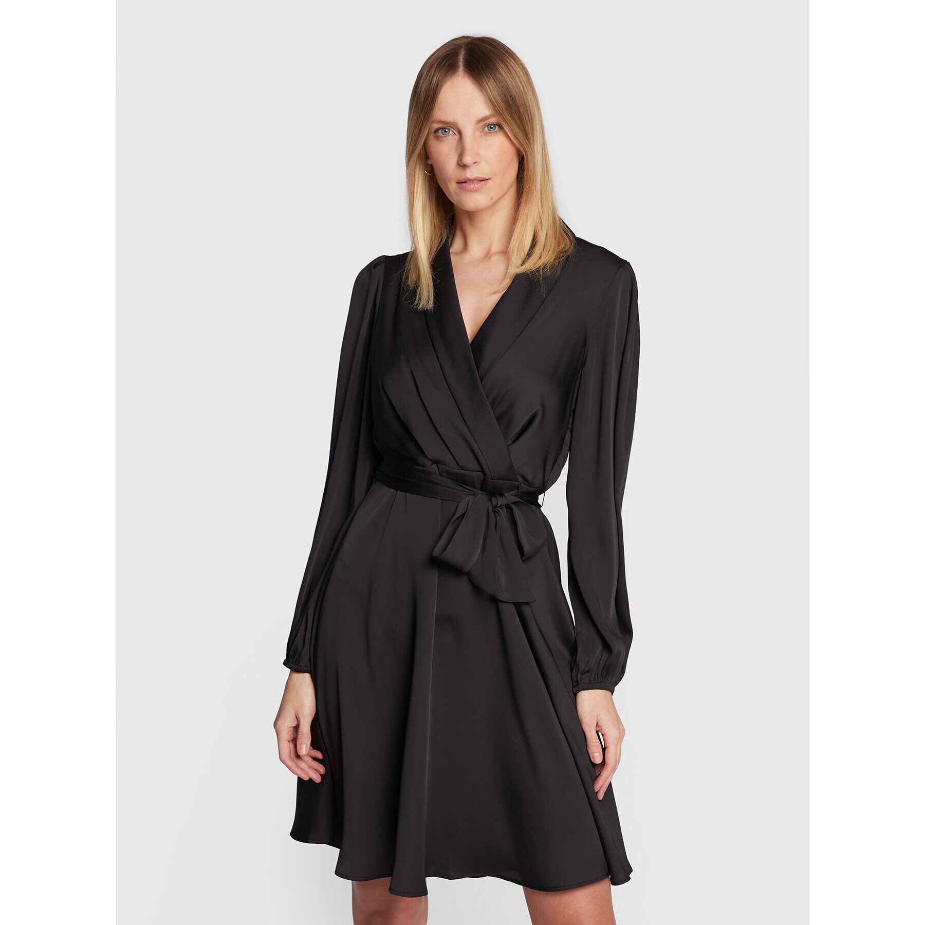 DKNY Коктейлна рокля DD2G3571 Черен Regular Fit - Pepit.bg