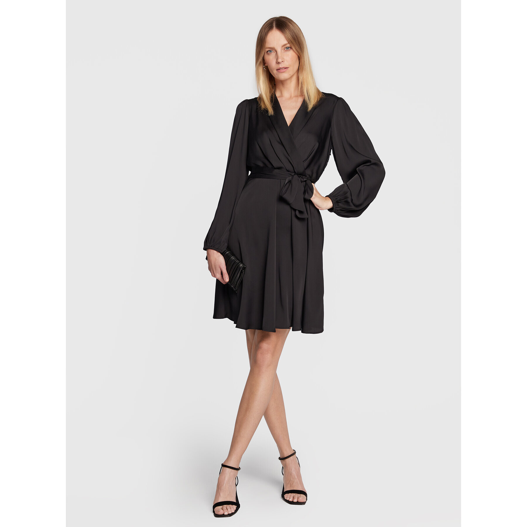 DKNY Коктейлна рокля DD2G3571 Черен Regular Fit - Pepit.bg
