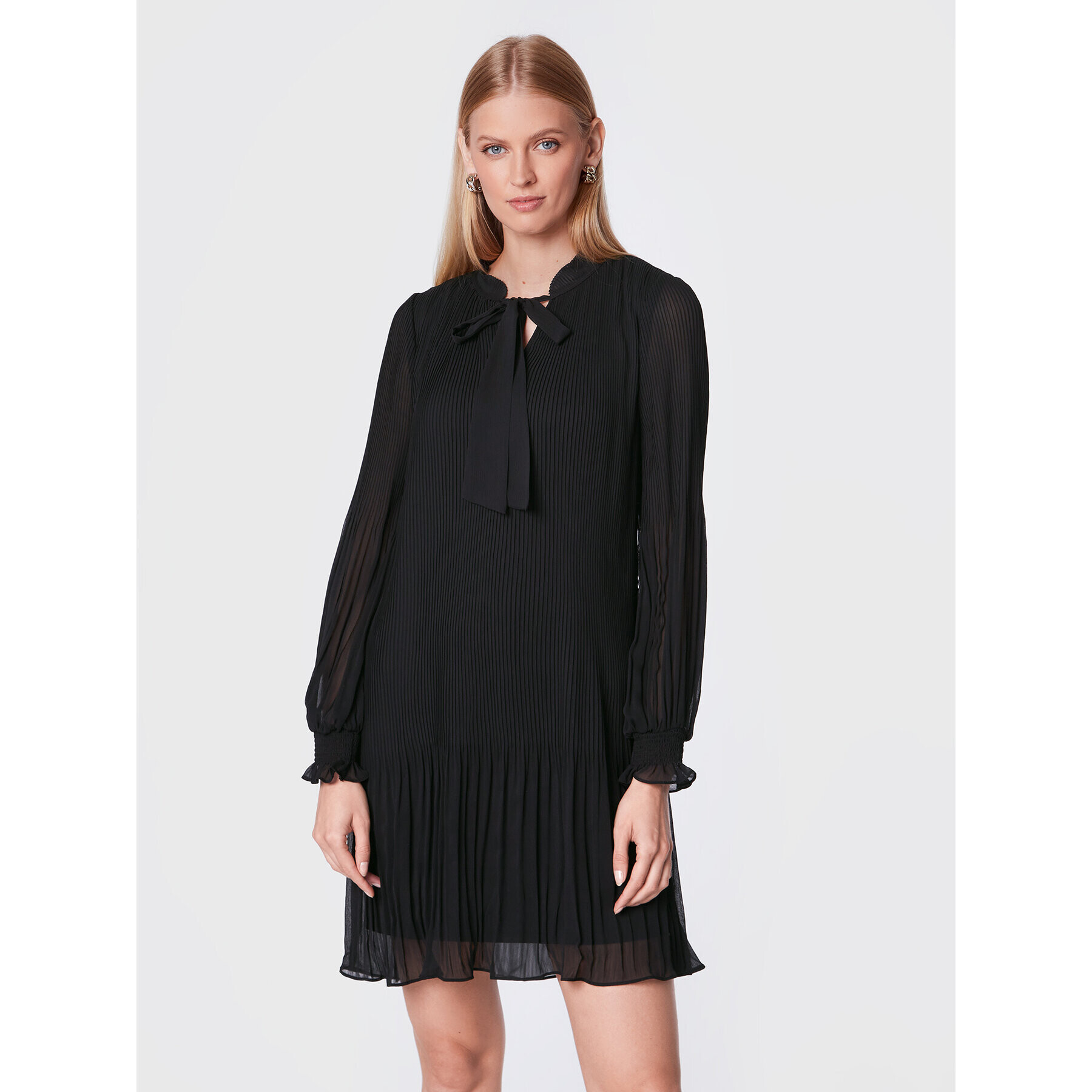 DKNY Коктейлна рокля DD2G7489 Черен Regular Fit - Pepit.bg