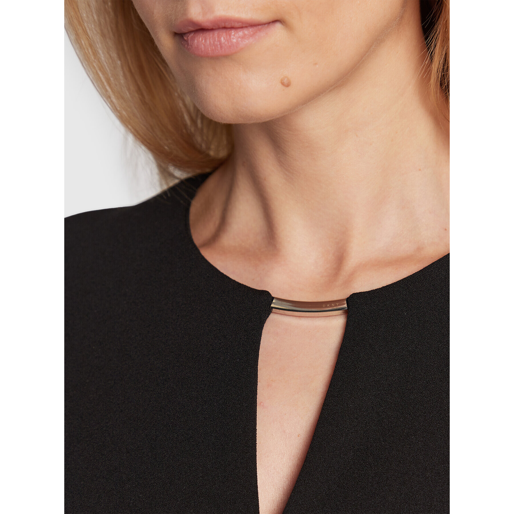 DKNY Коктейлна рокля DD2J2249 Черен Regular Fit - Pepit.bg