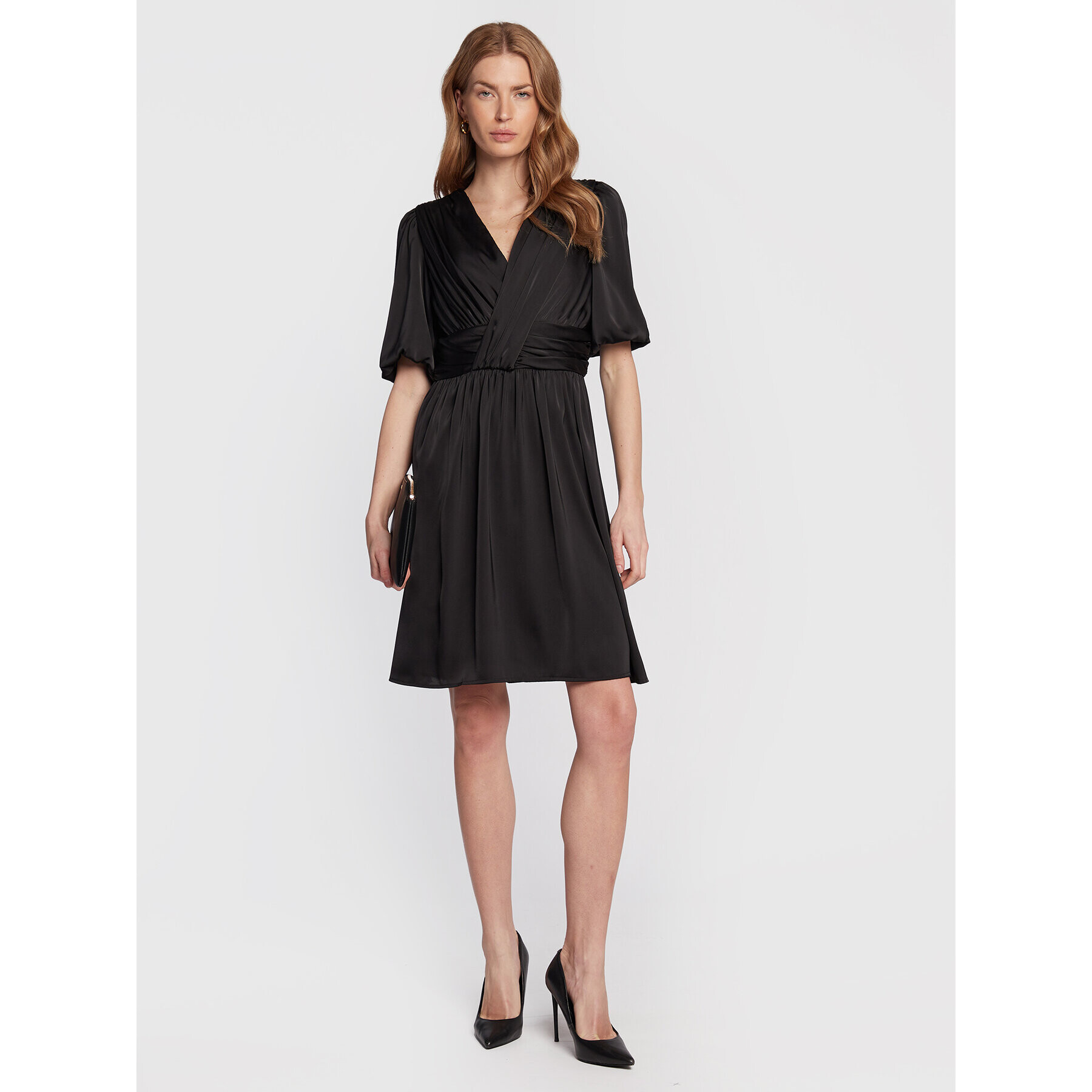 DKNY Коктейлна рокля DD2JD13A Черен Regular Fit - Pepit.bg