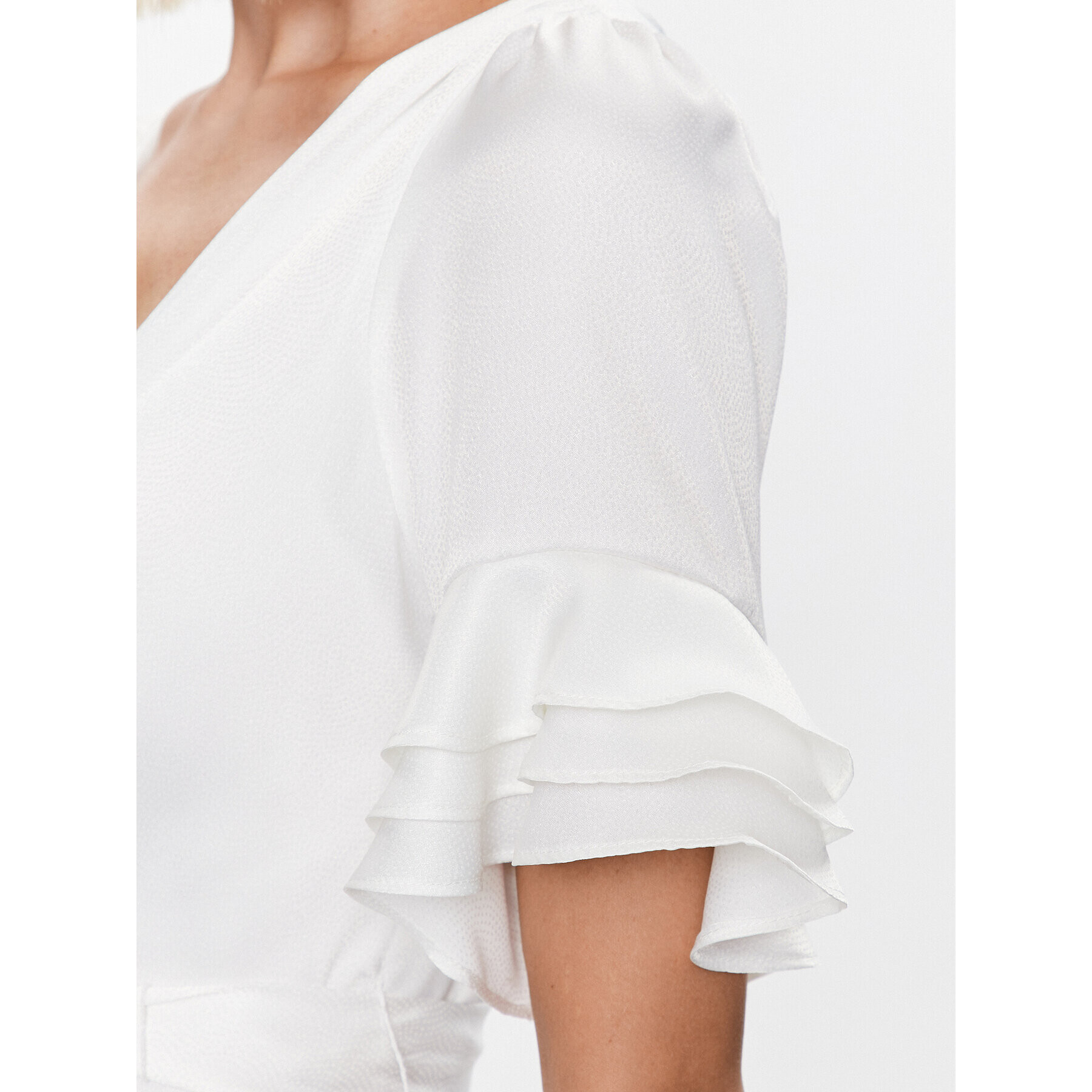 DKNY Коктейлна рокля DD3BM335 Екрю Regular Fit - Pepit.bg