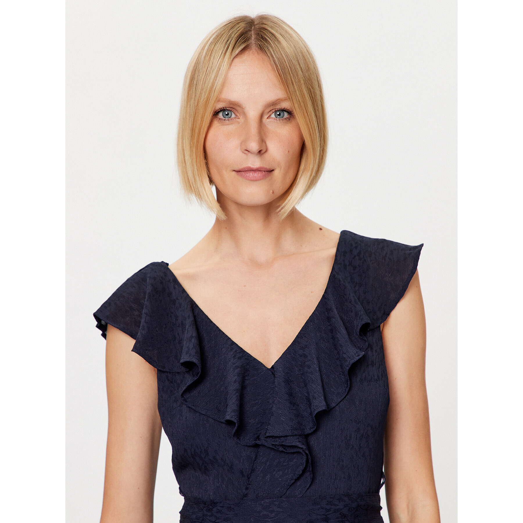 DKNY Коктейлна рокля DD3CI278 Тъмносин Regular Fit - Pepit.bg