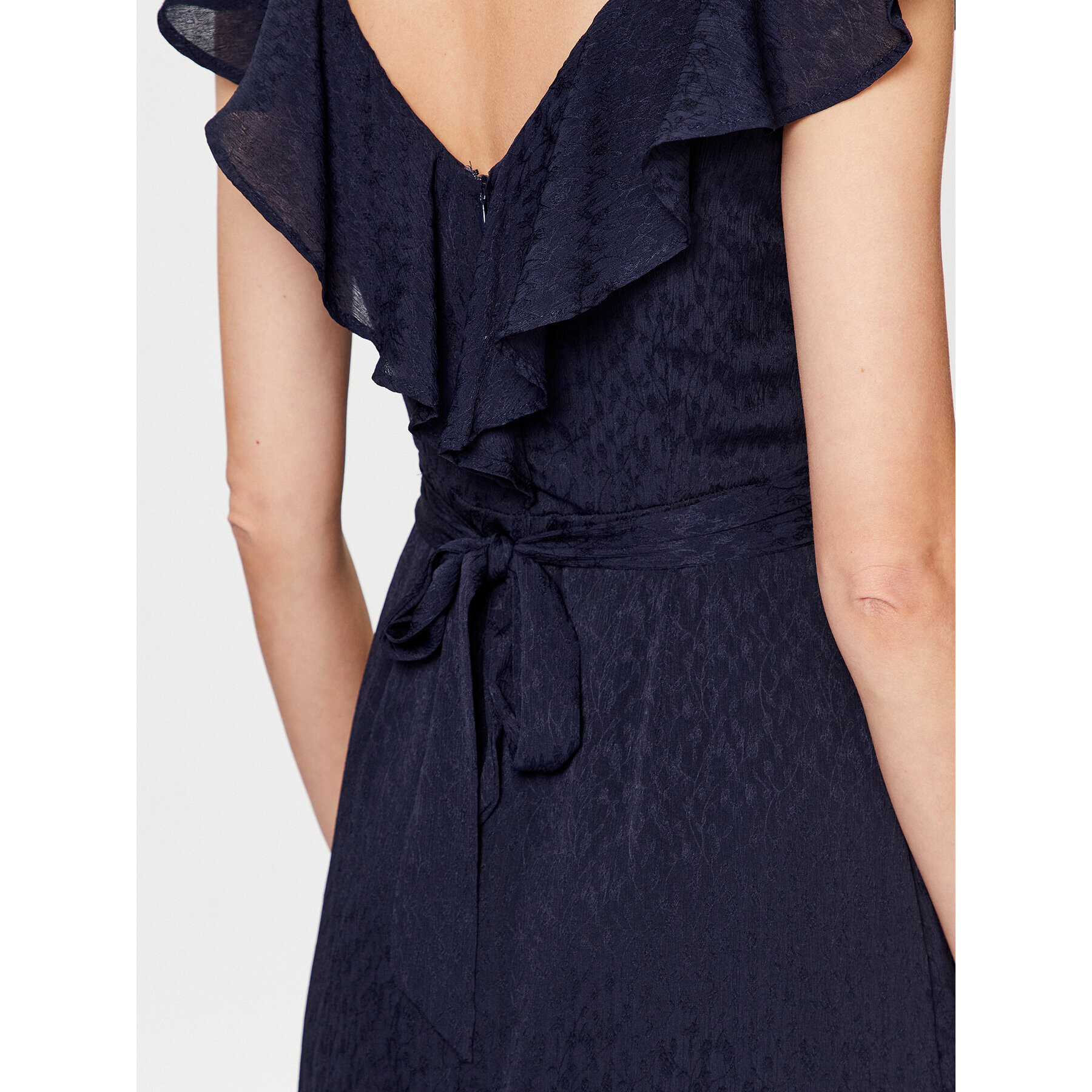 DKNY Коктейлна рокля DD3CI278 Тъмносин Regular Fit - Pepit.bg