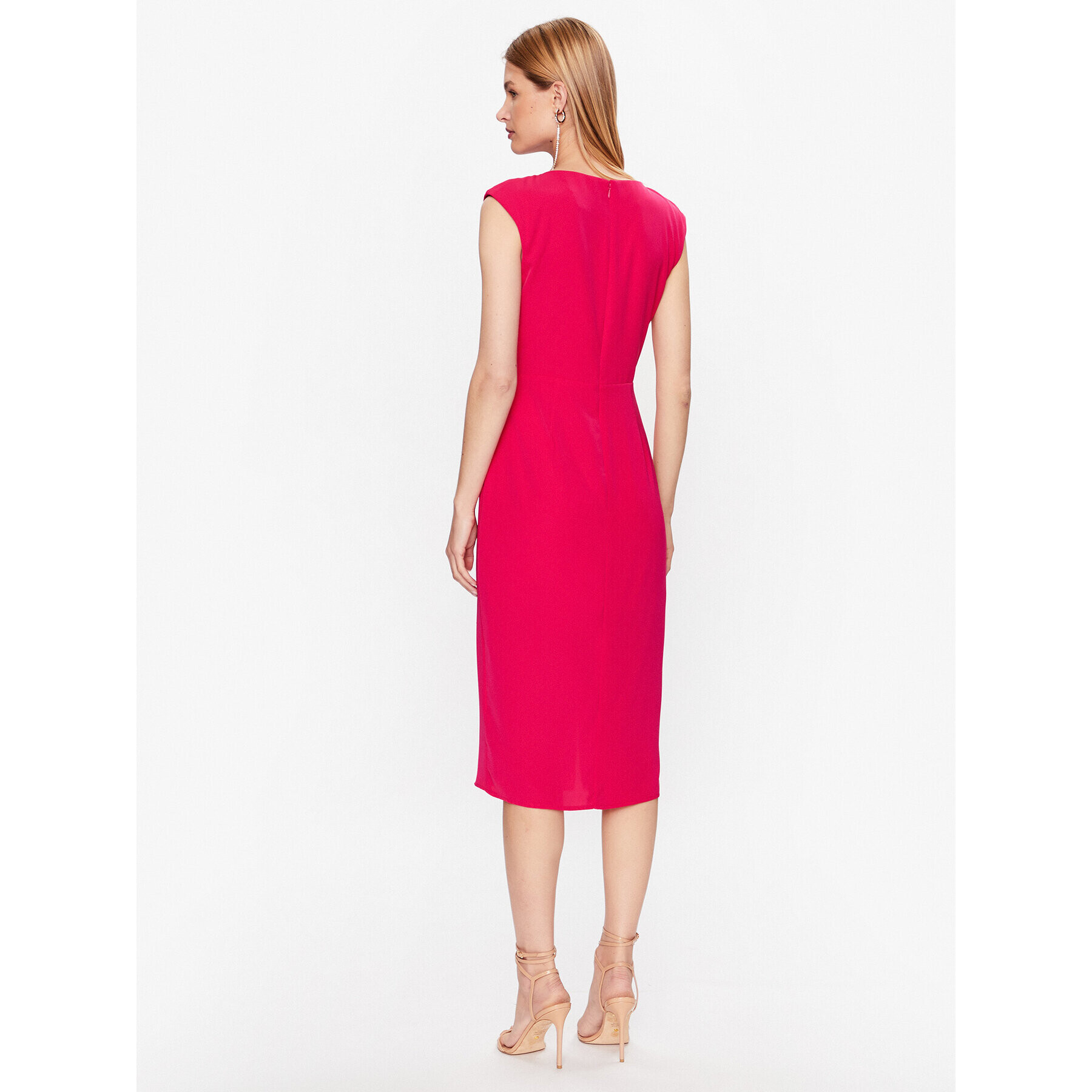DKNY Коктейлна рокля DD3E2011 Розов Regular Fit - Pepit.bg
