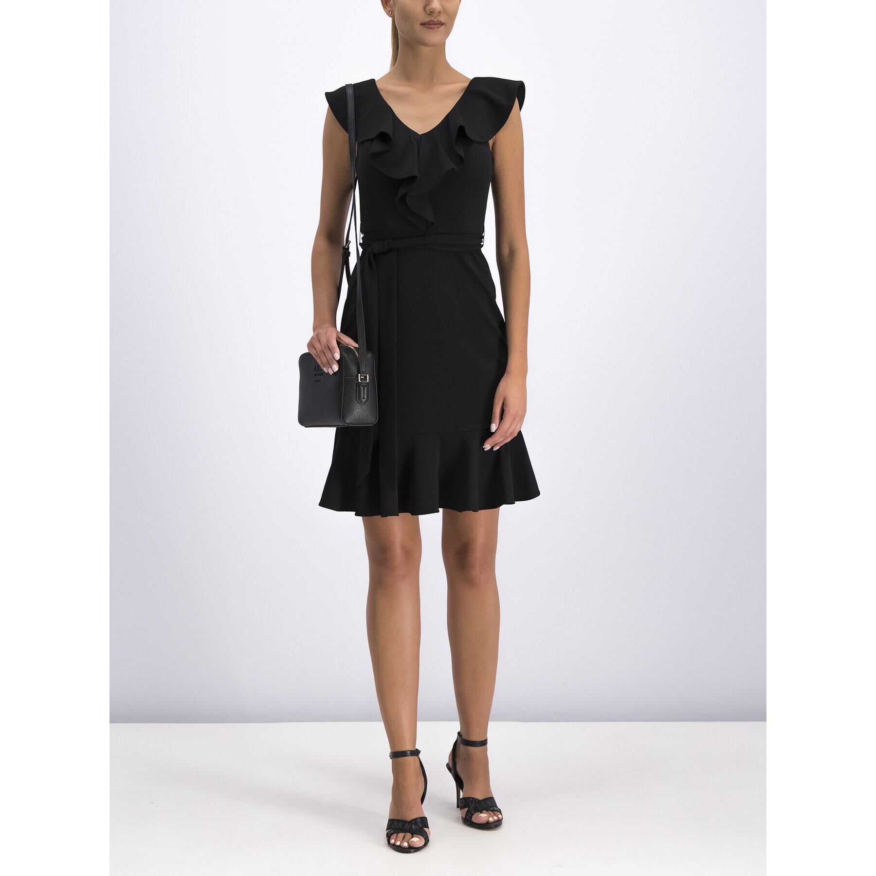 DKNY Коктейлна рокля DD9E1253 Черен Regular Fit - Pepit.bg