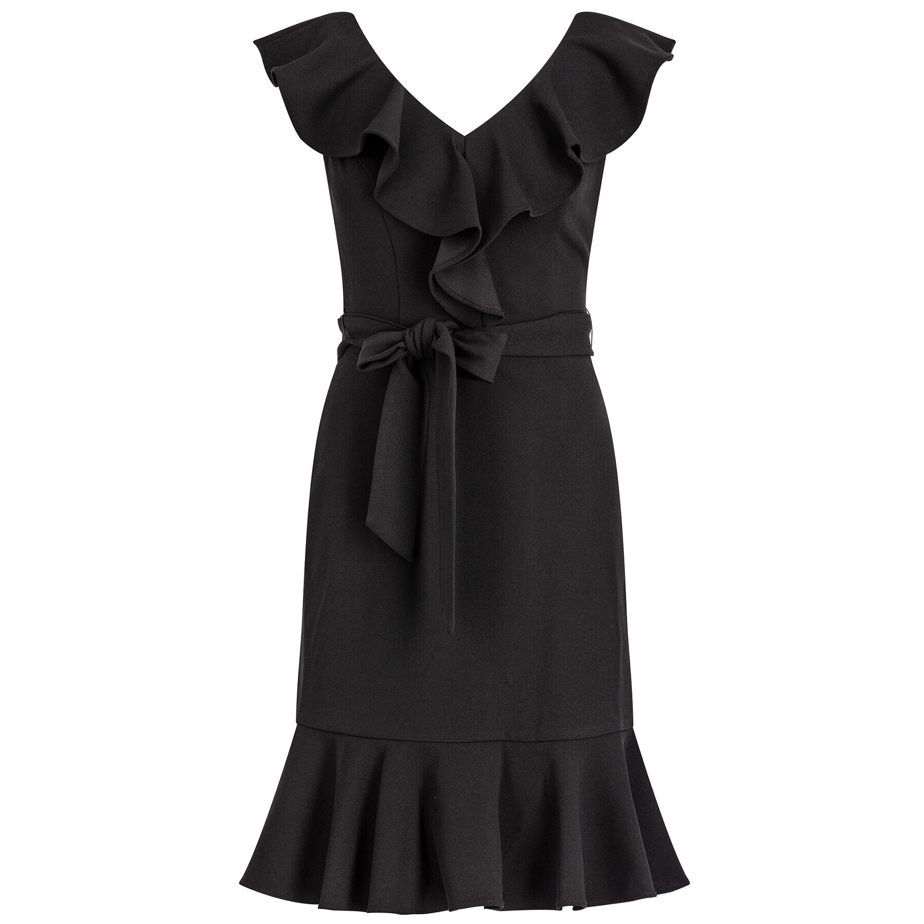 DKNY Коктейлна рокля DD9E1253 Черен Regular Fit - Pepit.bg
