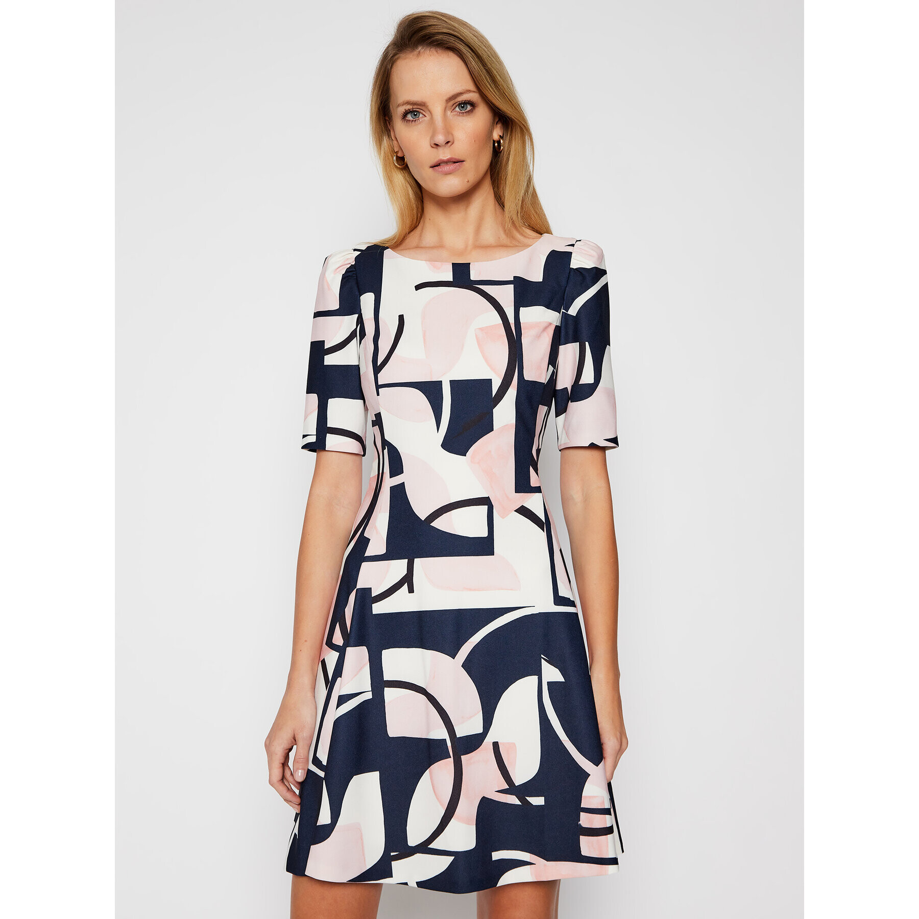 DKNY Коктейлна рокля DD0K1688 Цветен Regular Fit - Pepit.bg