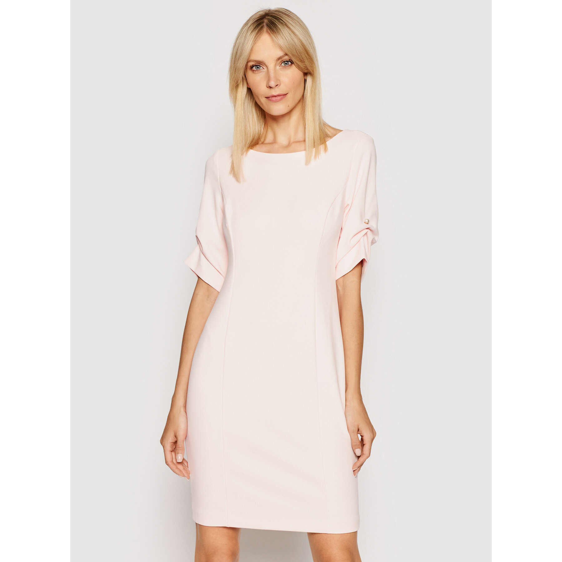 DKNY Коктейлна рокля DD1B1136 Розов Regular Fit - Pepit.bg