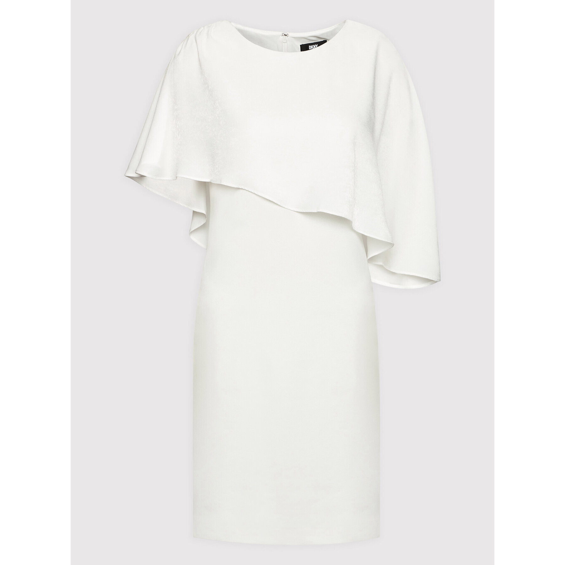 DKNY Коктейлна рокля DD1J2123 Бял Regular Fit - Pepit.bg
