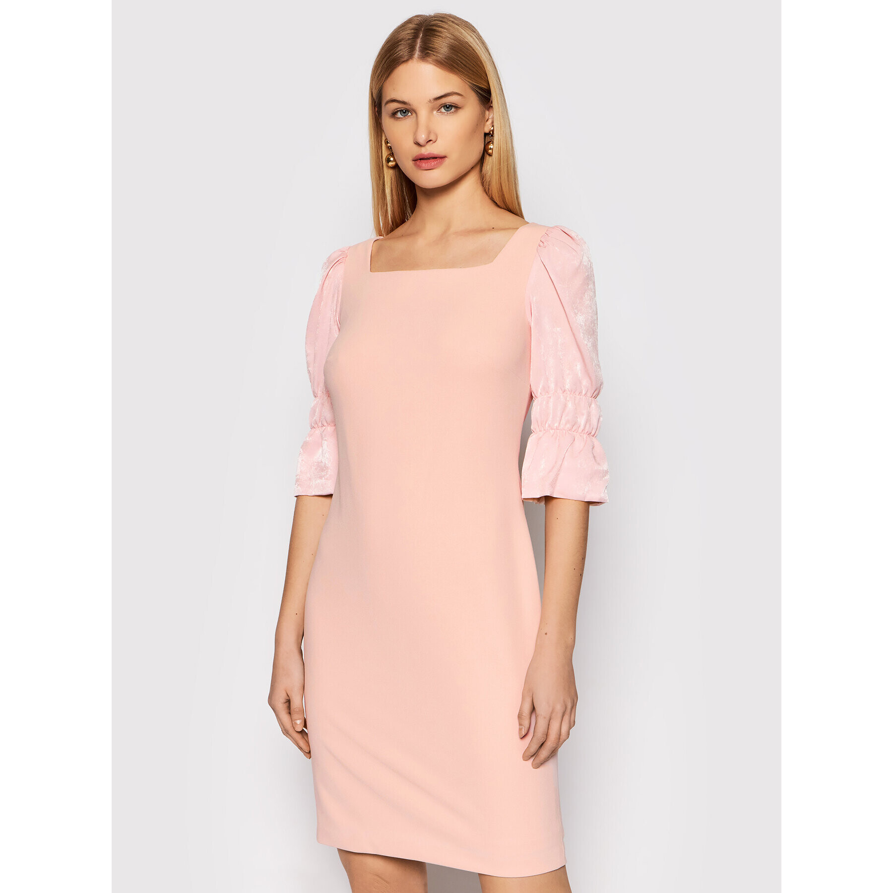 DKNY Коктейлна рокля DD1K2187 Розов Regular Fit - Pepit.bg