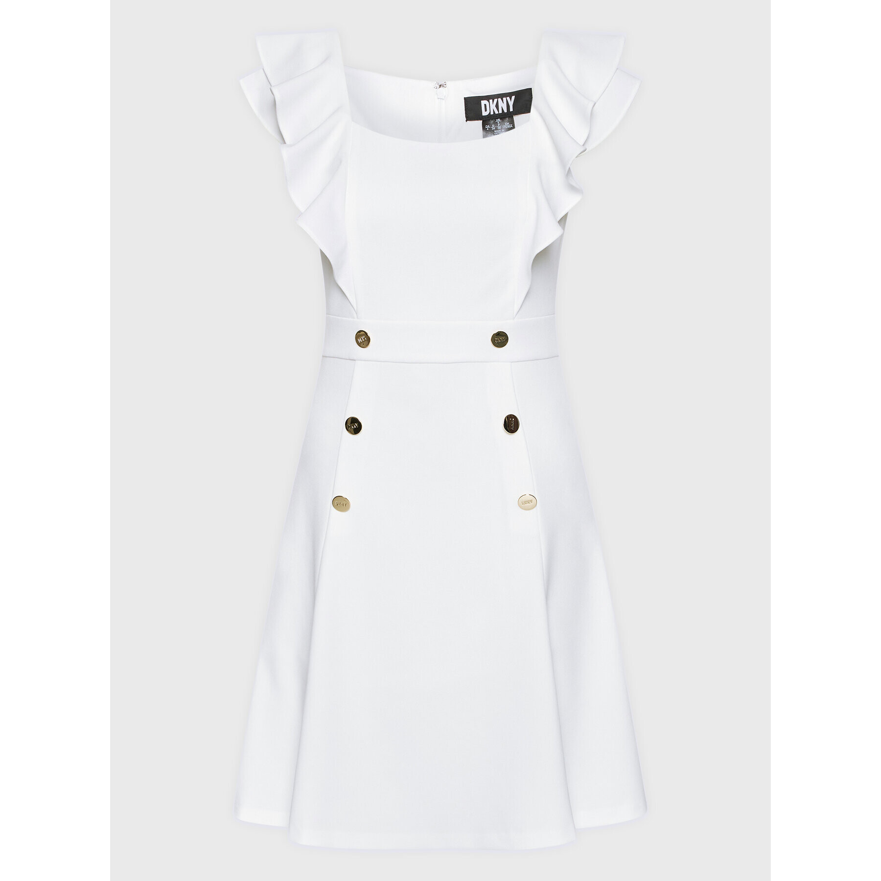 DKNY Коктейлна рокля DD2E1557 Бежов Regular Fit - Pepit.bg
