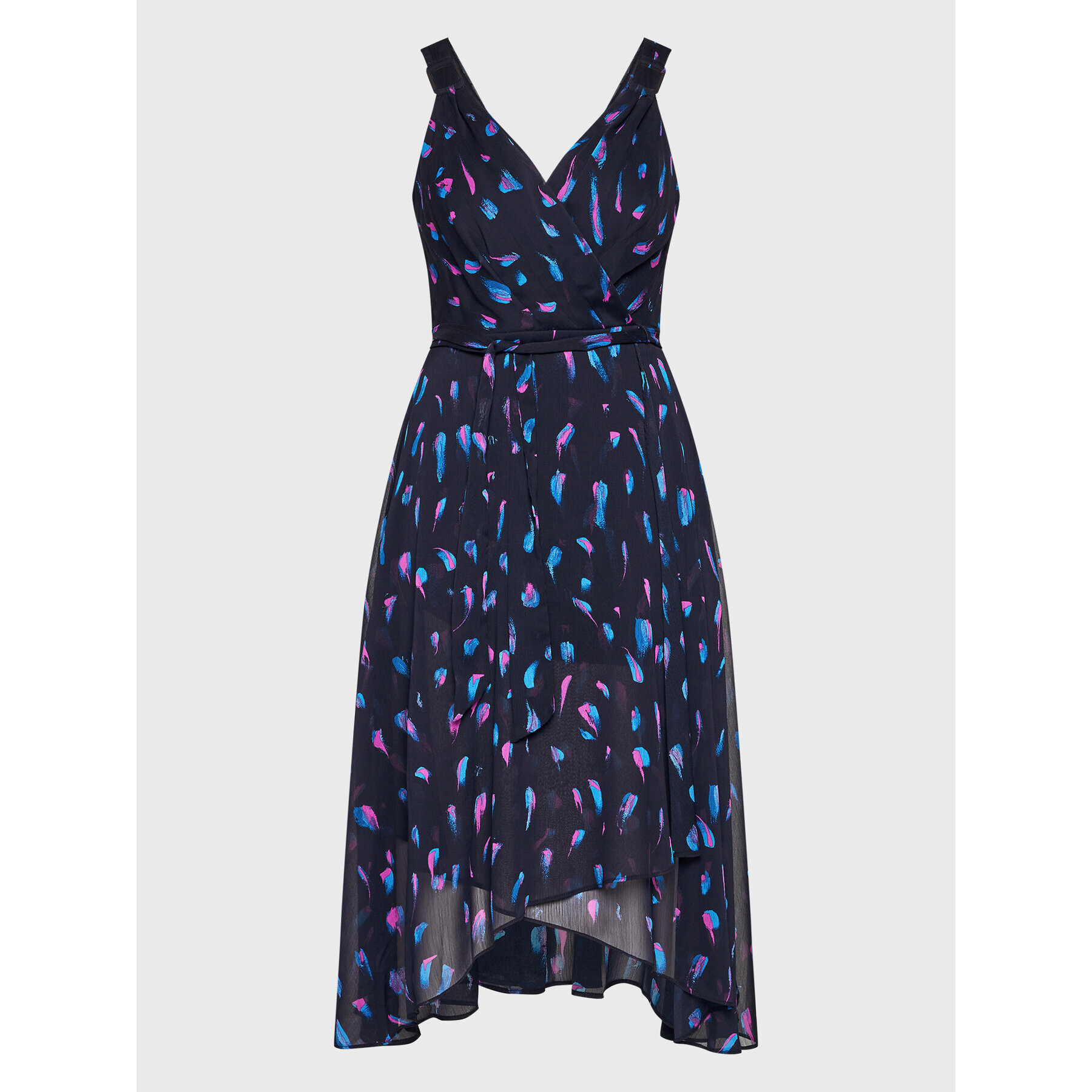DKNY Лятна рокля DD2ER859 Тъмносин Regular Fit - Pepit.bg