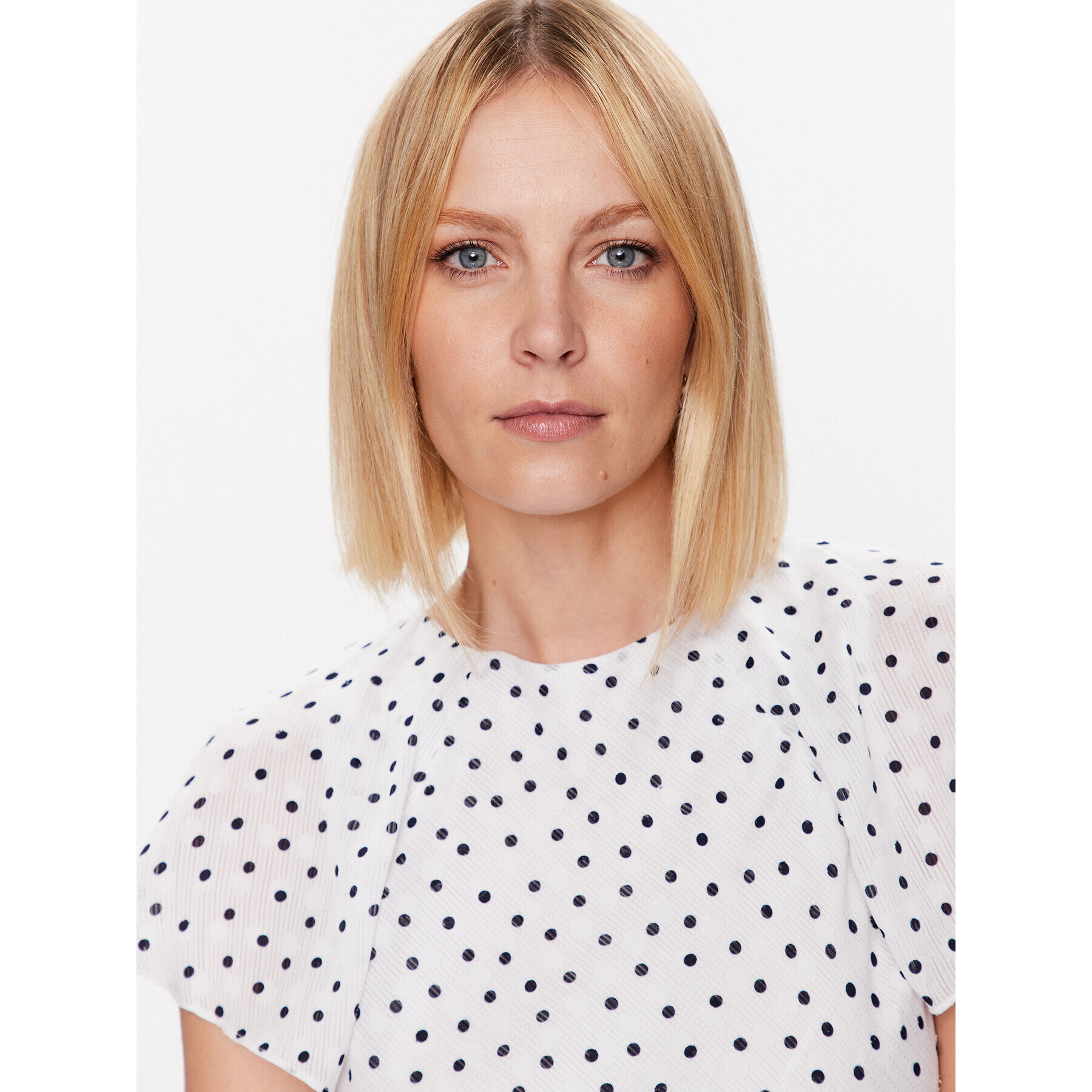 DKNY Лятна рокля DD3C3581 Бял Regular Fit - Pepit.bg