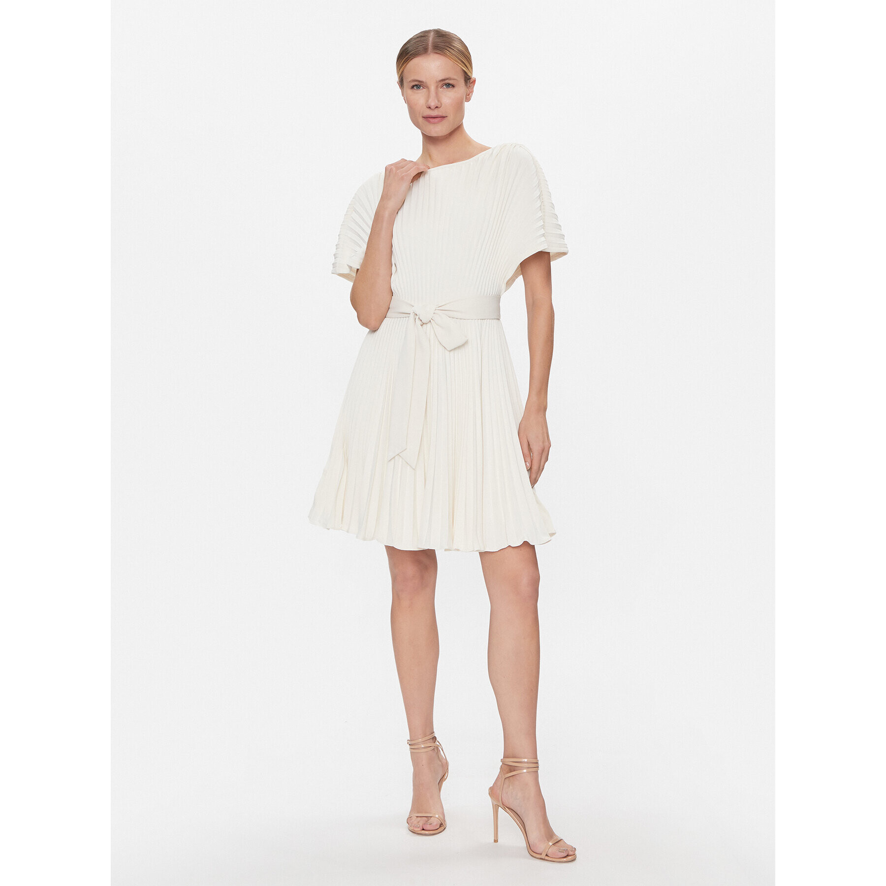DKNY Лятна рокля DD3J3452 Екрю Regular Fit - Pepit.bg