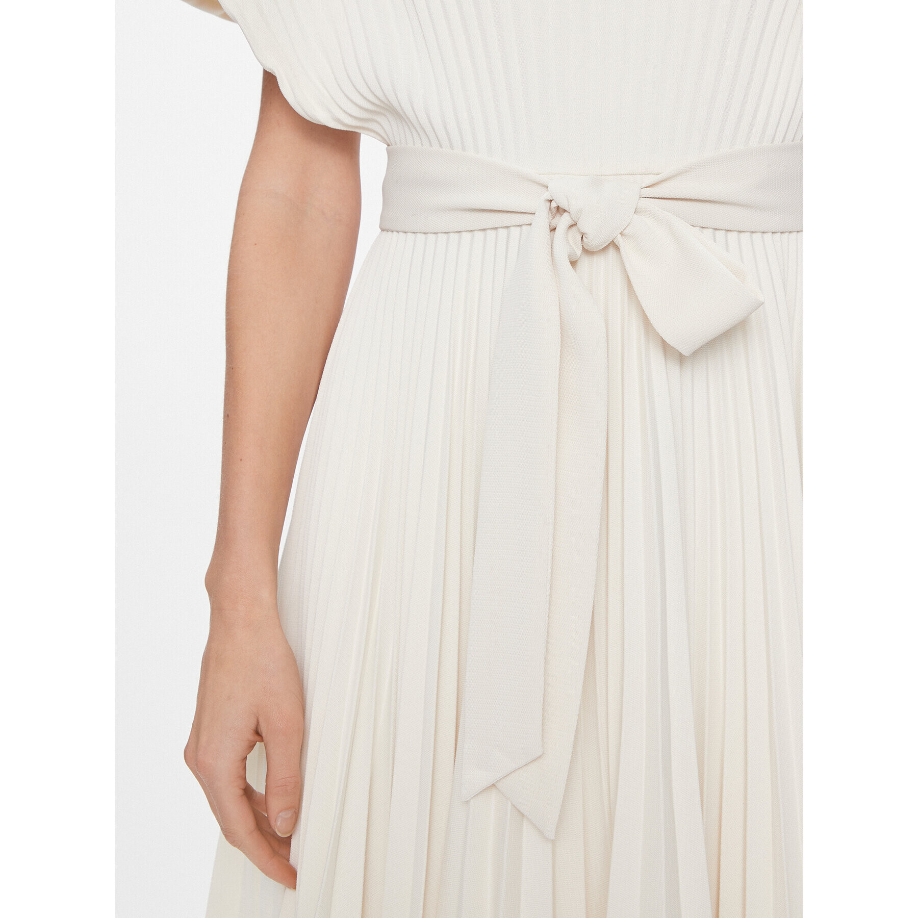 DKNY Лятна рокля DD3J3452 Екрю Regular Fit - Pepit.bg