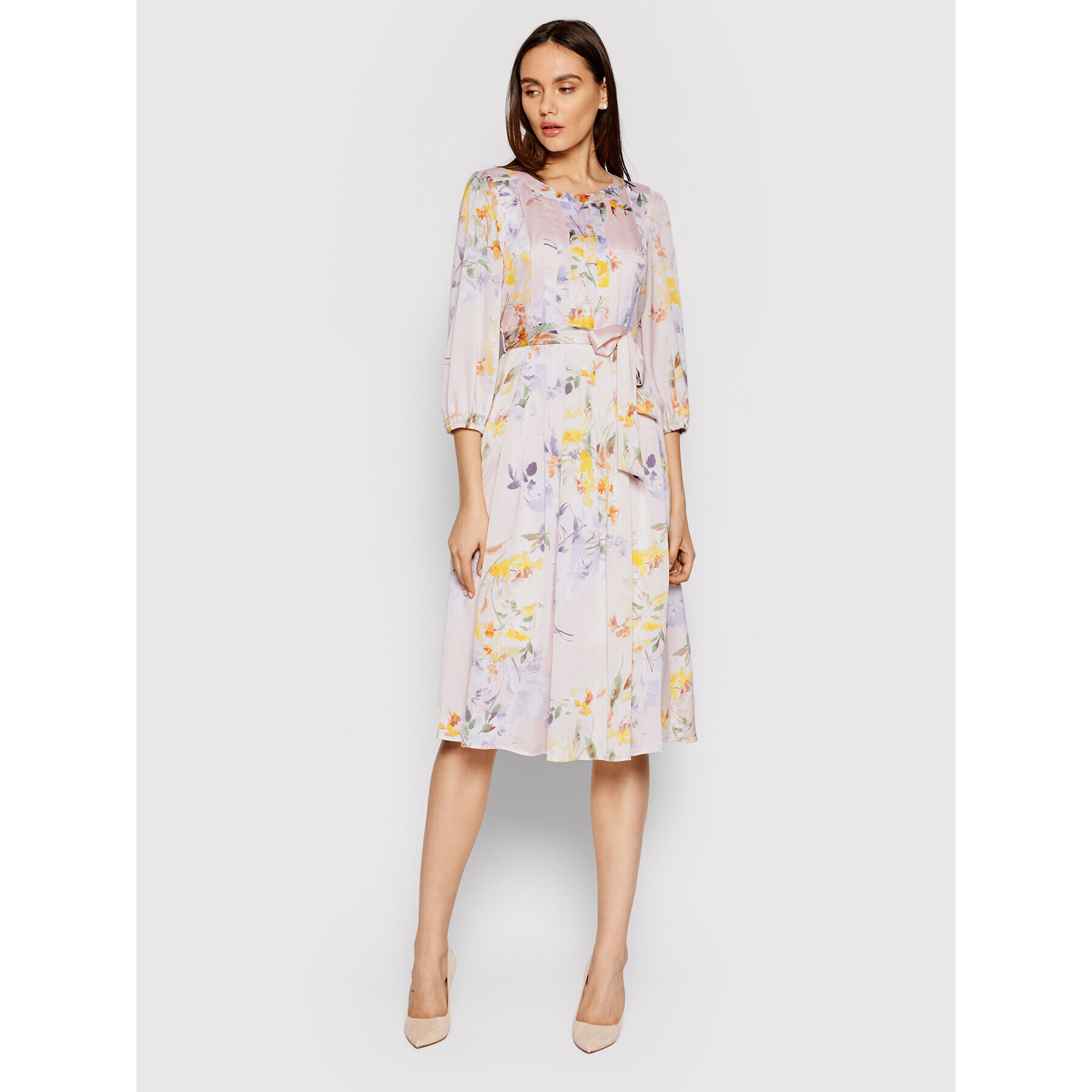 DKNY Лятна рокля DD1B3159 Розов Regular Fit - Pepit.bg