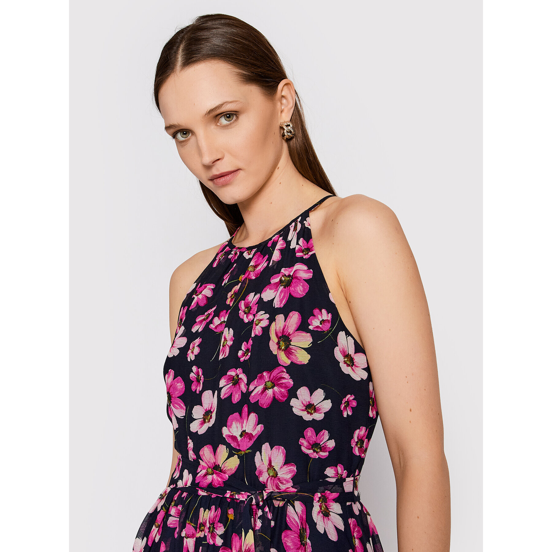 DKNY Лятна рокля DD2AI453 Тъмносин Regular Fit - Pepit.bg