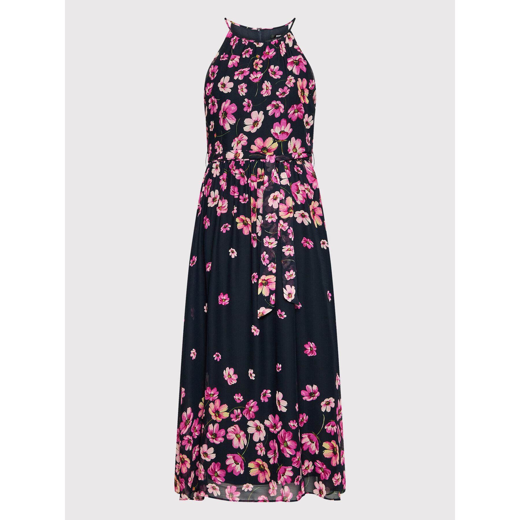 DKNY Лятна рокля DD2AI453 Тъмносин Regular Fit - Pepit.bg