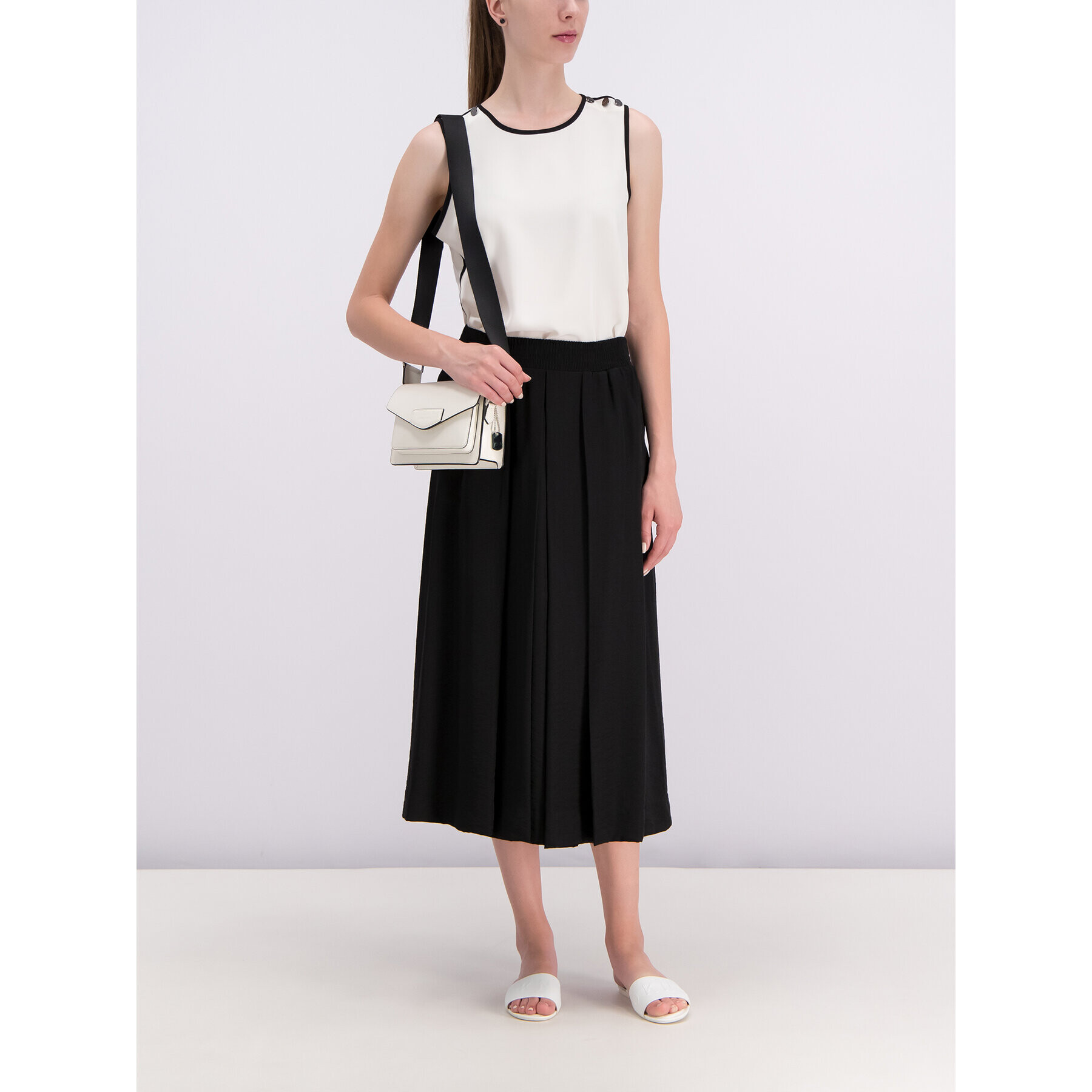 DKNY Миди пола P9DNNB4P Черен Regular Fit - Pepit.bg