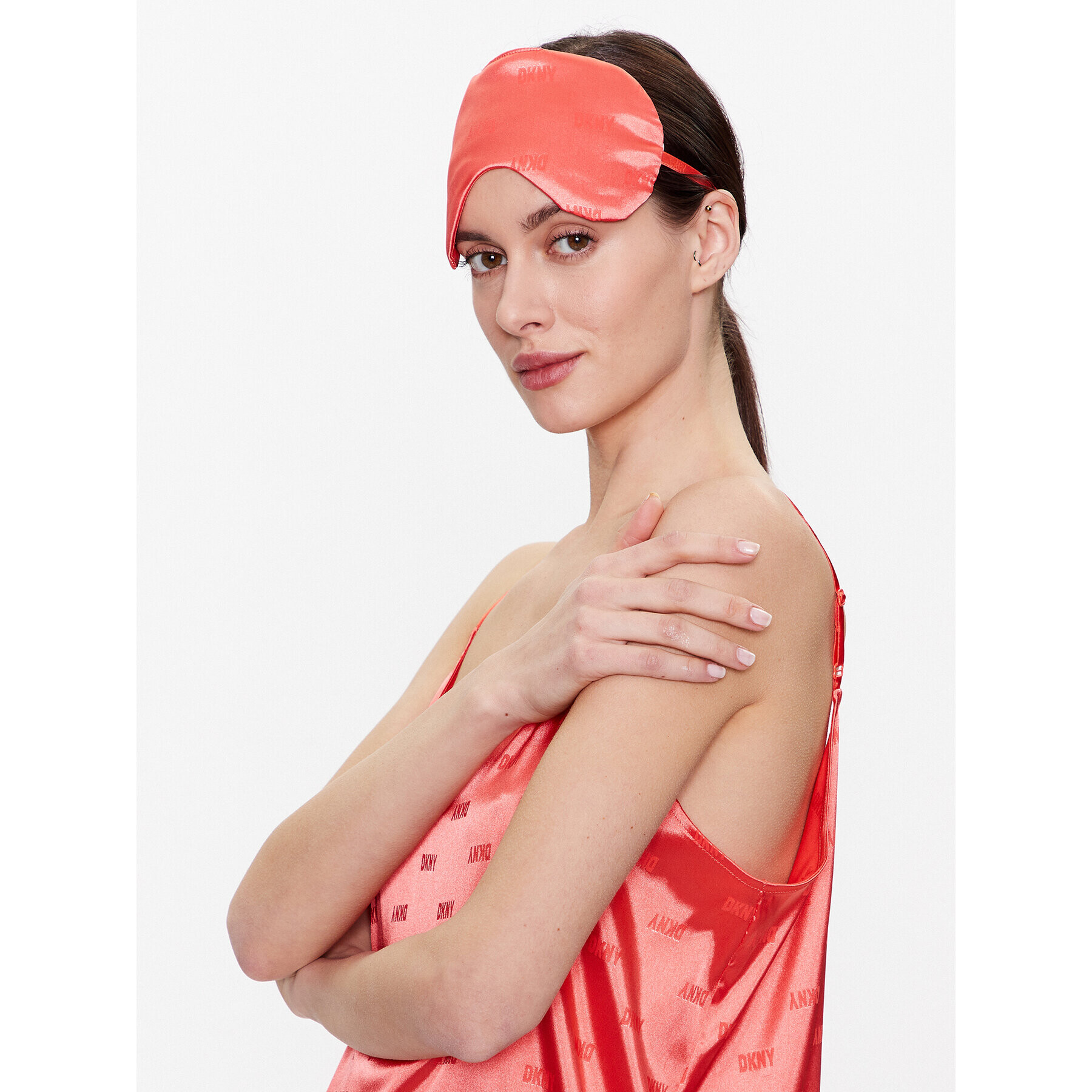 DKNY Нощница YI2622632 Оранжев Regular Fit - Pepit.bg