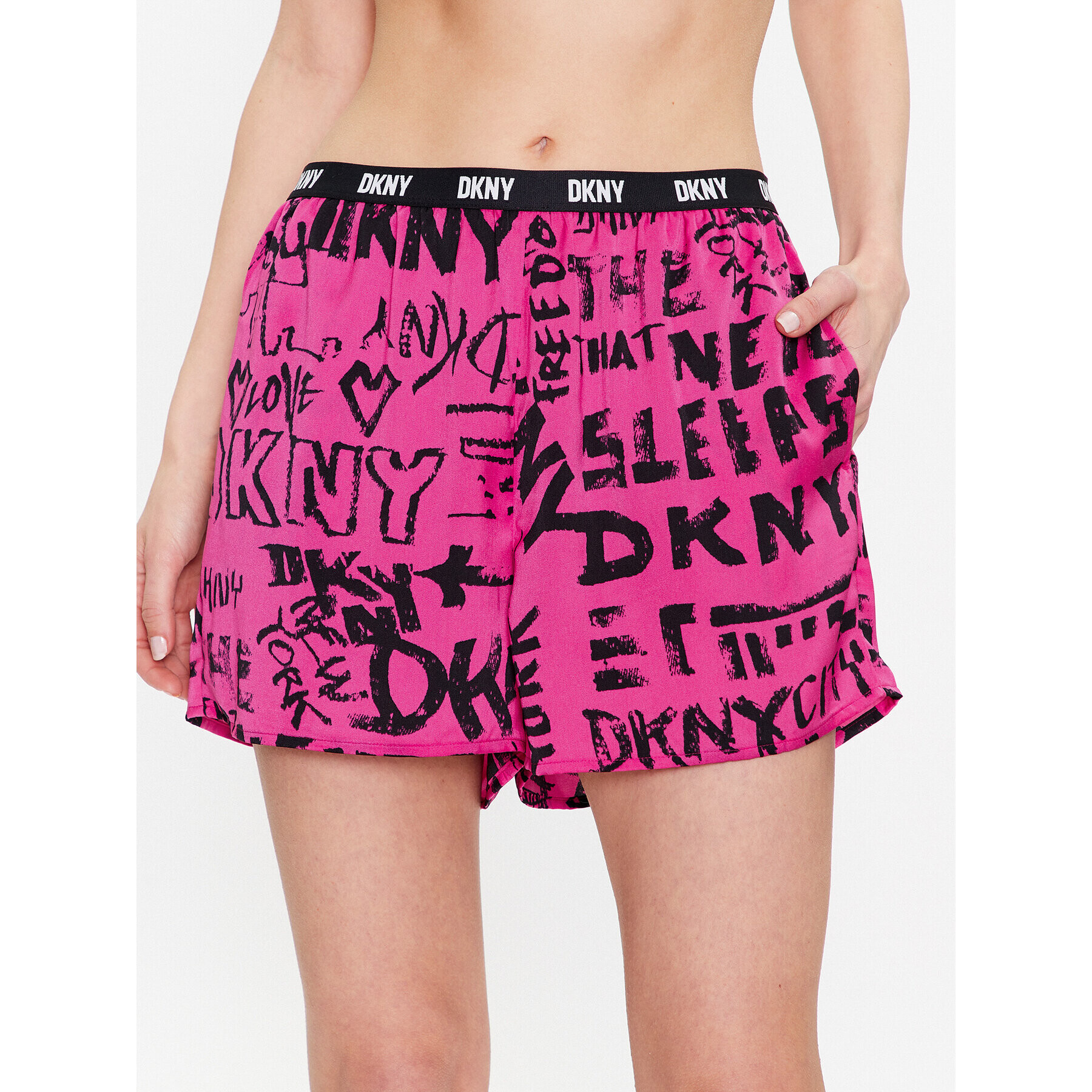 DKNY Пижама YI2522629 Розов Regular Fit - Pepit.bg