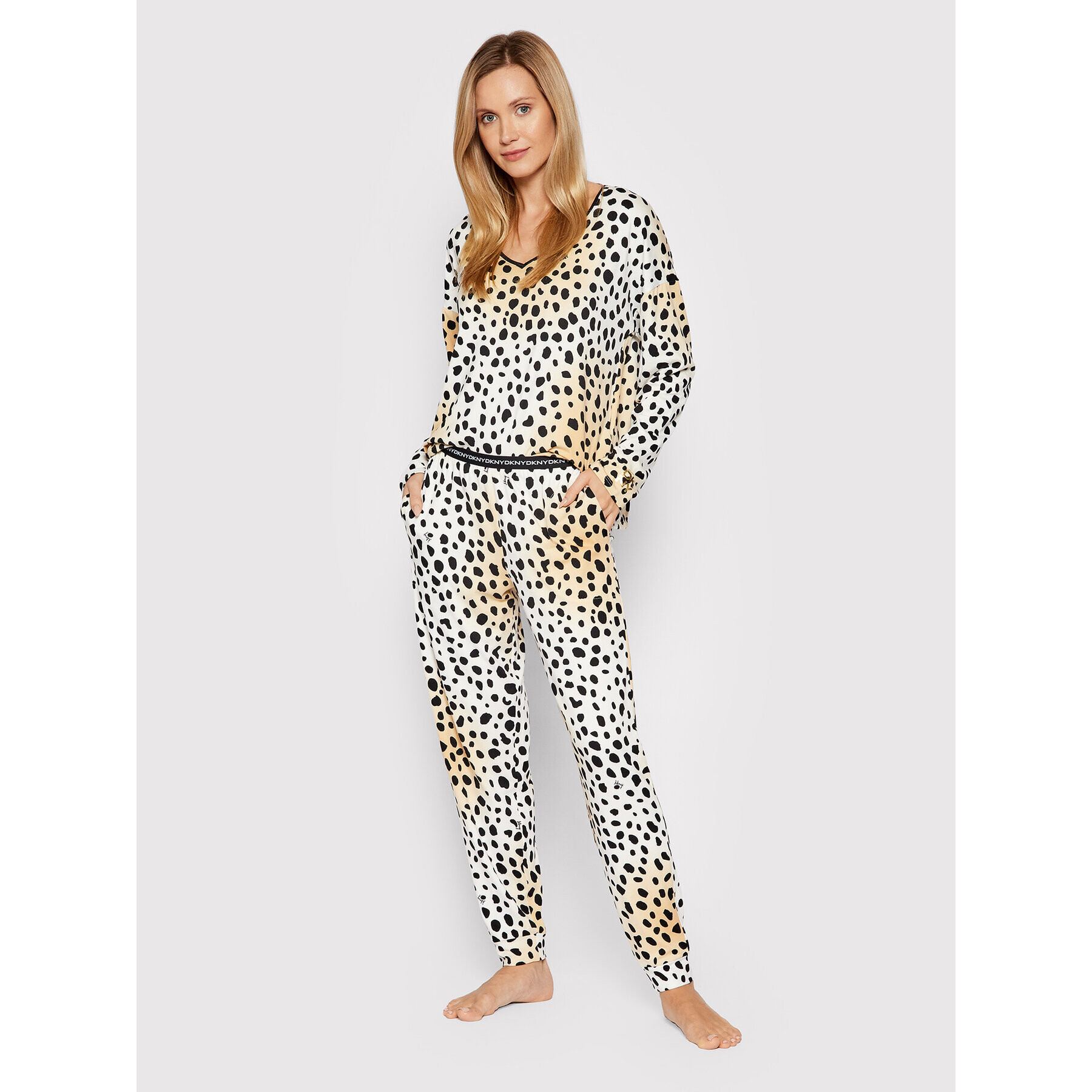 DKNY Пижама YI2822496F Черен - Pepit.bg