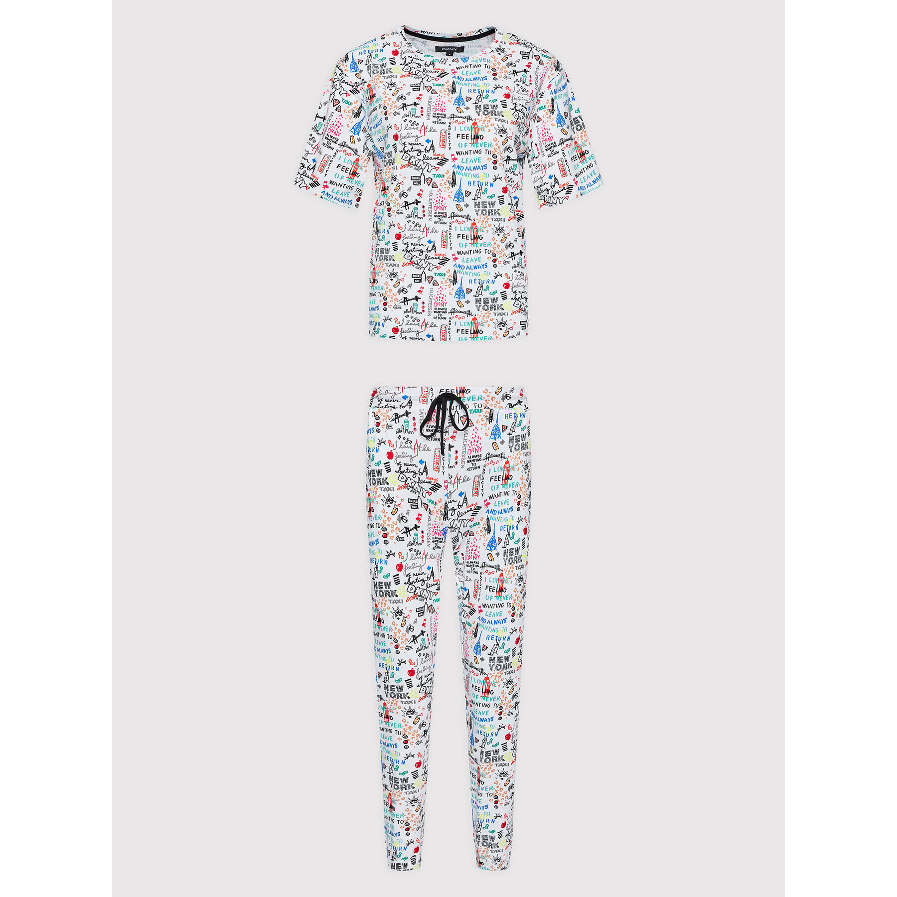 DKNY Пижама YI2822528 Цветен Regular Fit - Pepit.bg