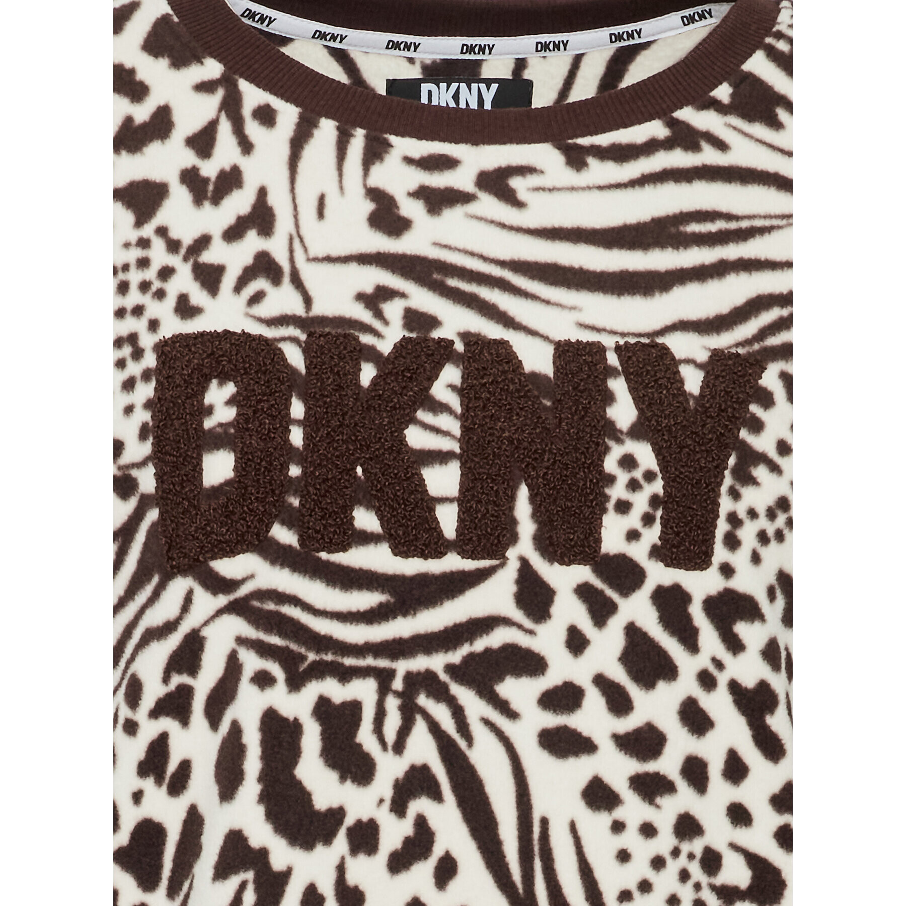 DKNY Пижама YI2822603F Бял Regular Fit - Pepit.bg