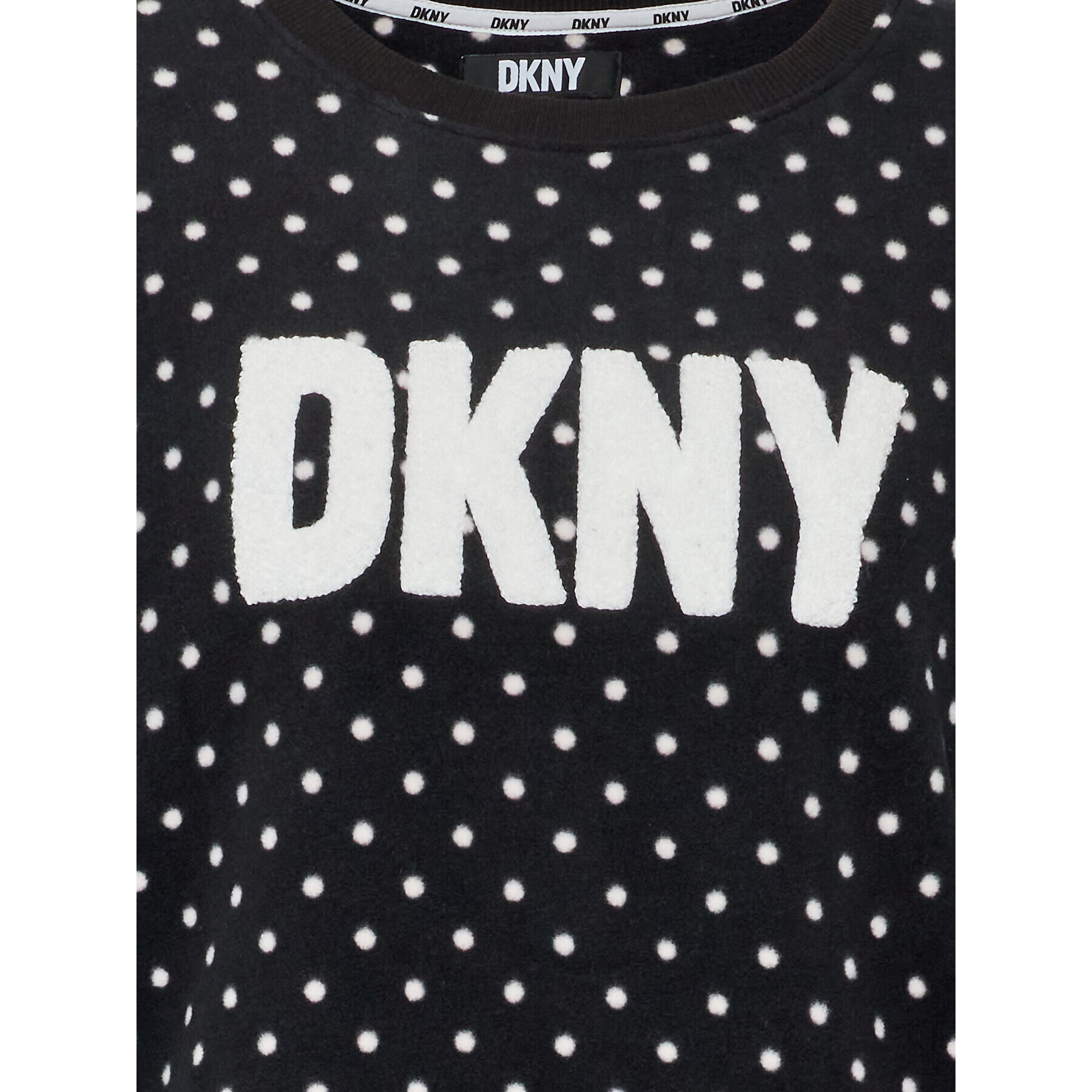 DKNY Пижама YI2822603F Черен Regular Fit - Pepit.bg