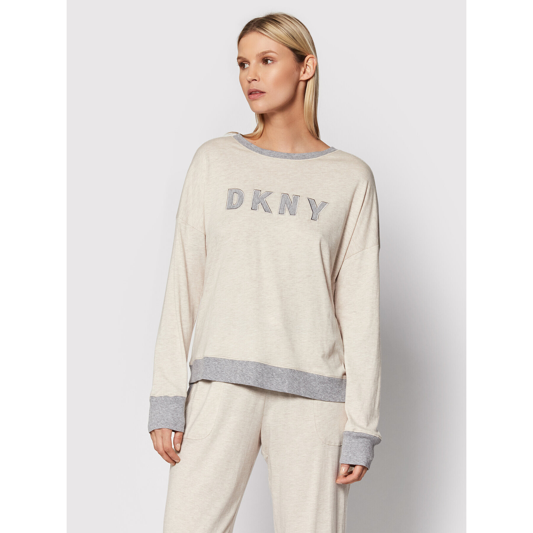 DKNY Пижама YI2919259 Бежов - Pepit.bg