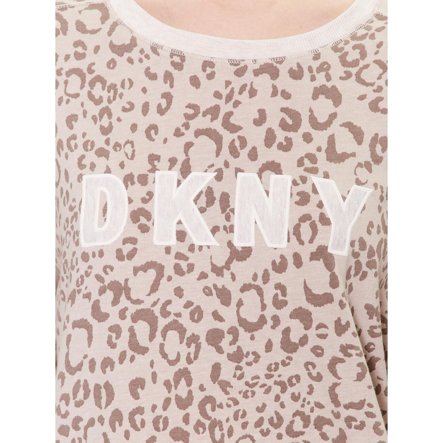 DKNY Пижама YI2919259 Кафяв Regular Fit - Pepit.bg