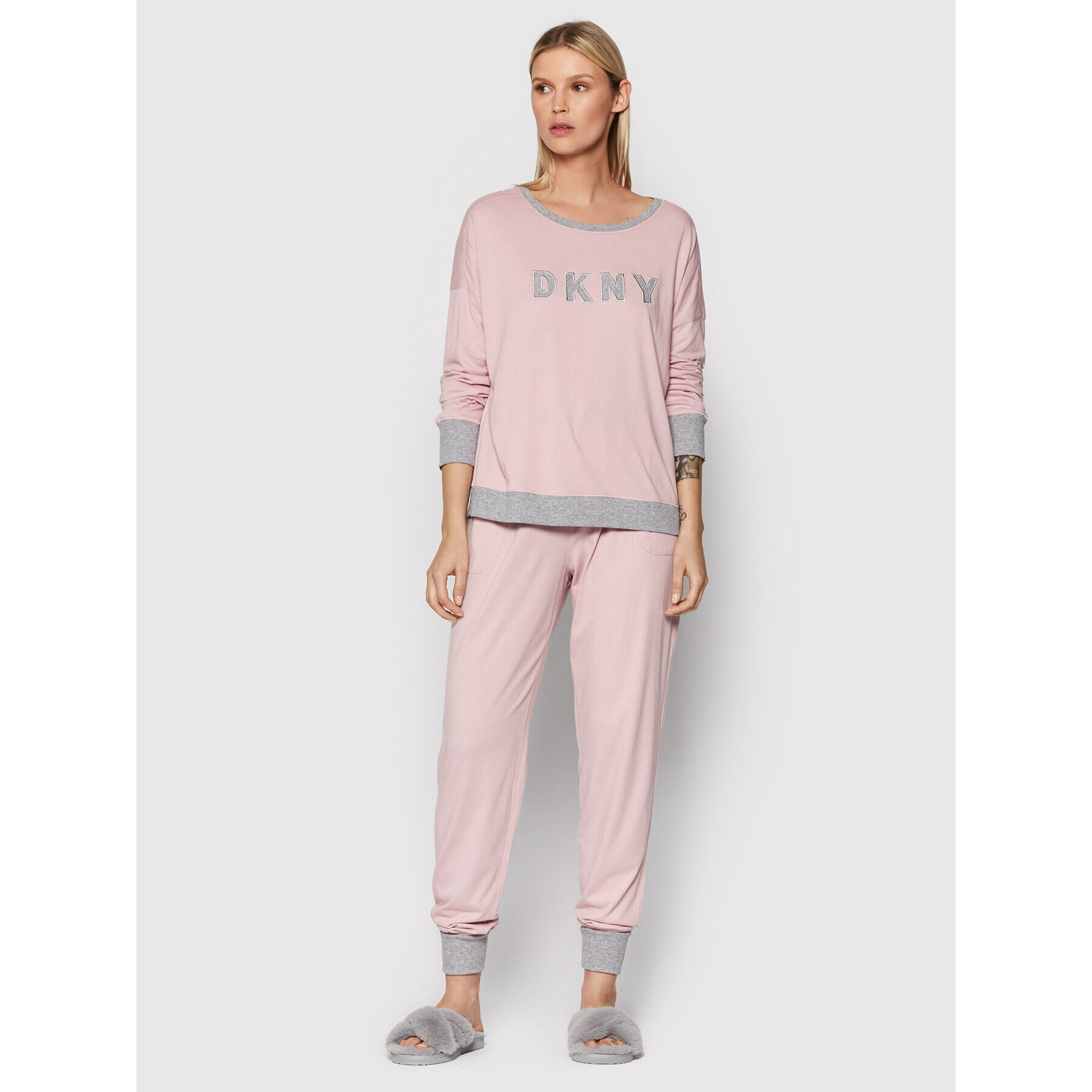 DKNY Пижама YI2919259 Розов - Pepit.bg