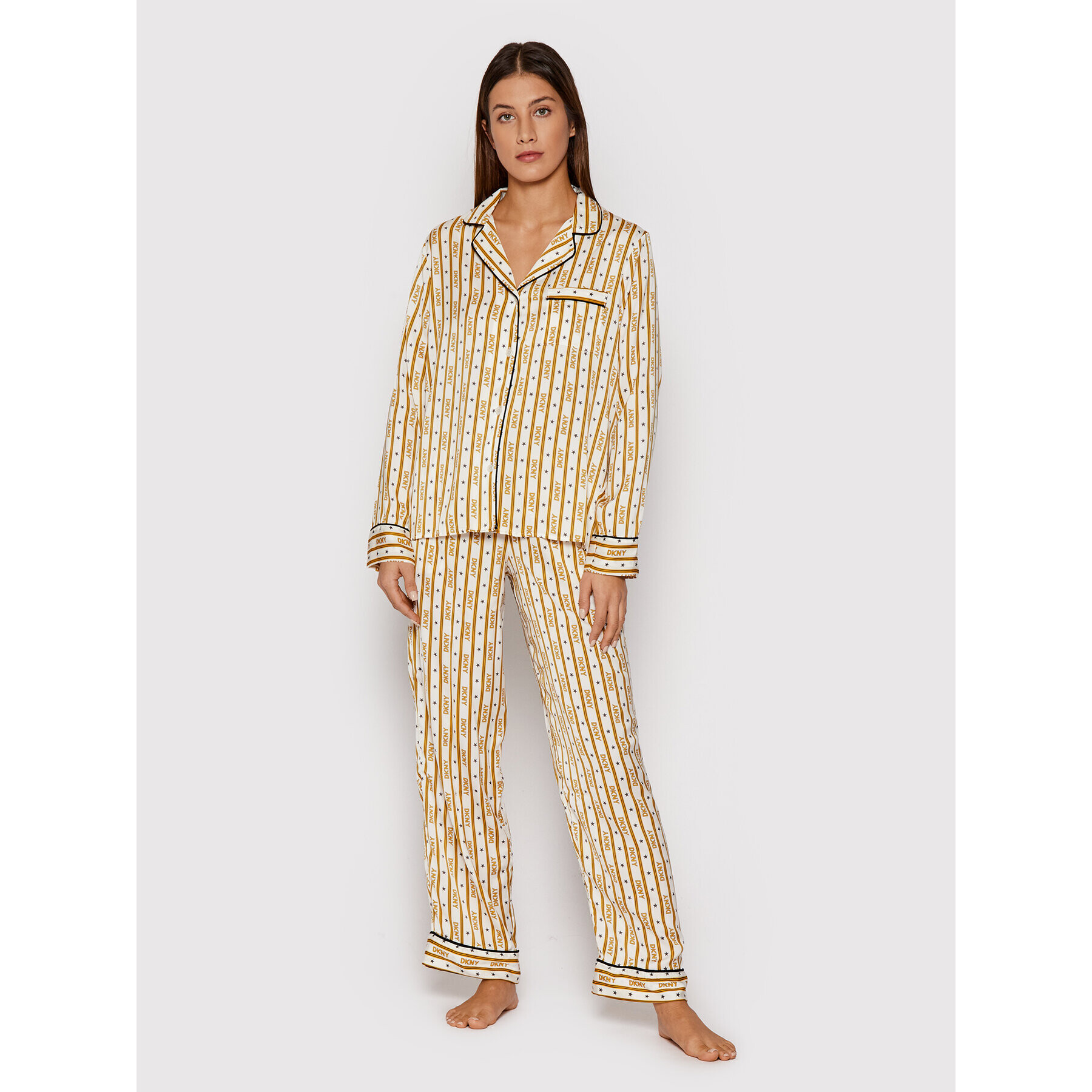 DKNY Пижама YI2922486 Бежов - Pepit.bg