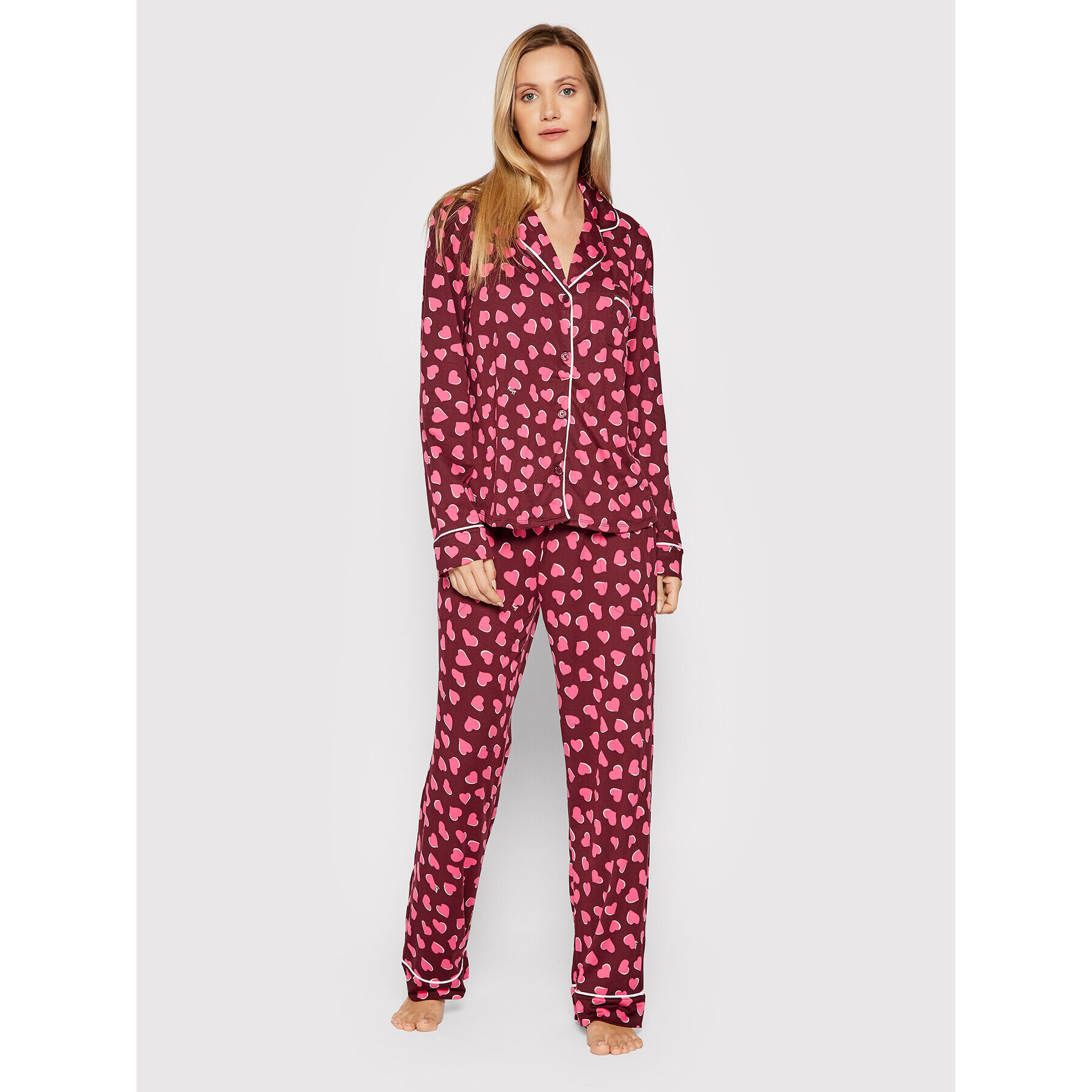 DKNY Пижама YI2922496F Бордо - Pepit.bg