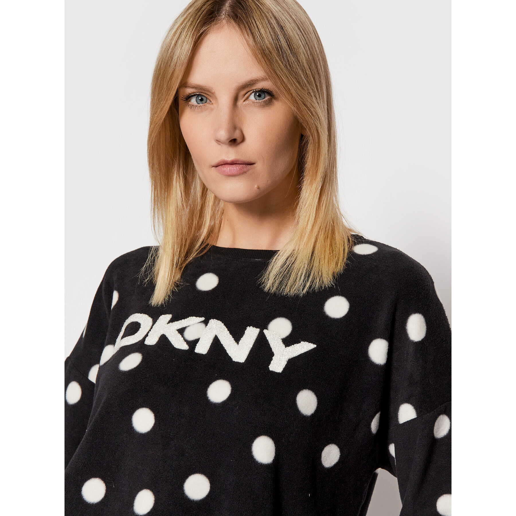 DKNY Пижама YI2922497F Черен Regular Fit - Pepit.bg