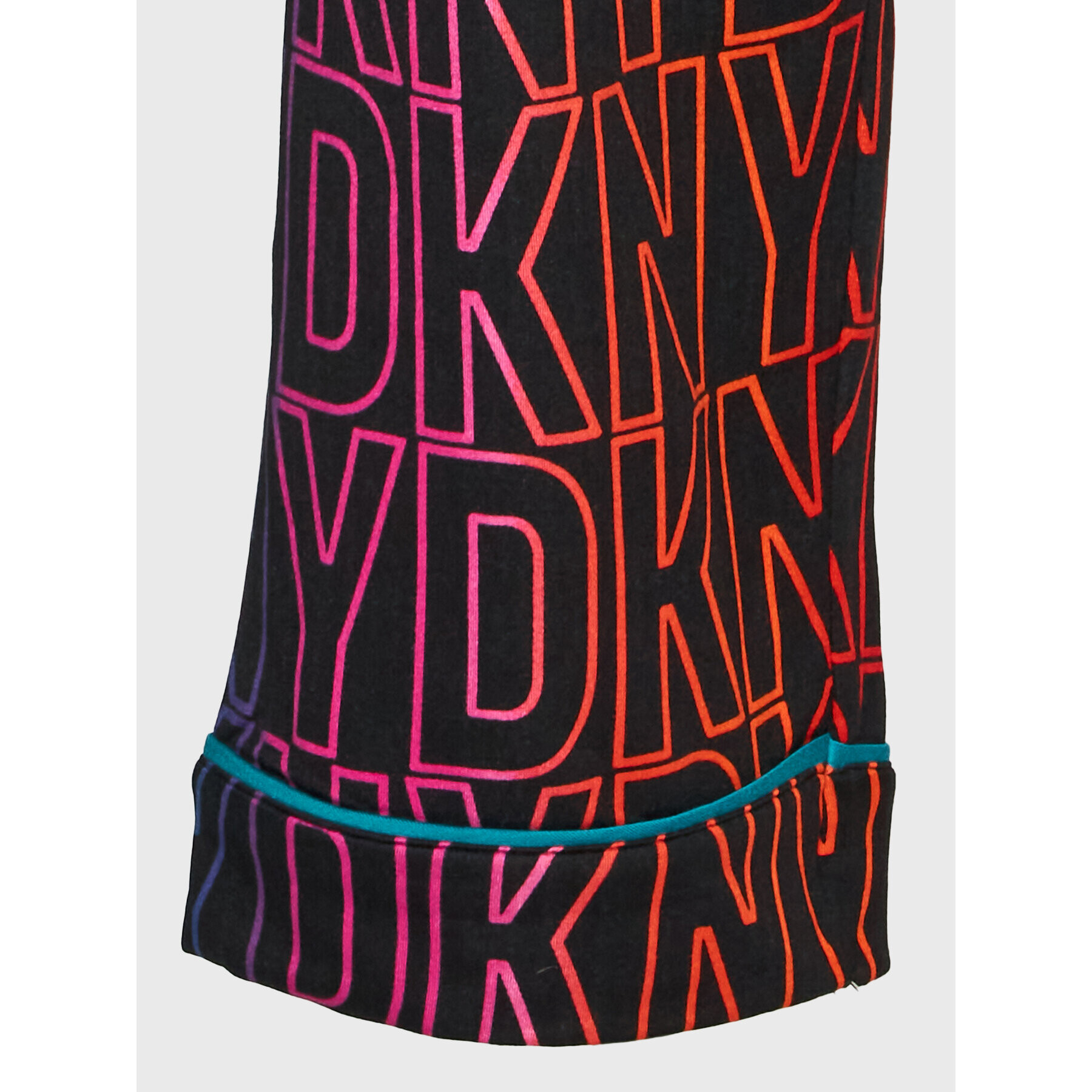 DKNY Пижама YI2922601F Черен Regular Fit - Pepit.bg