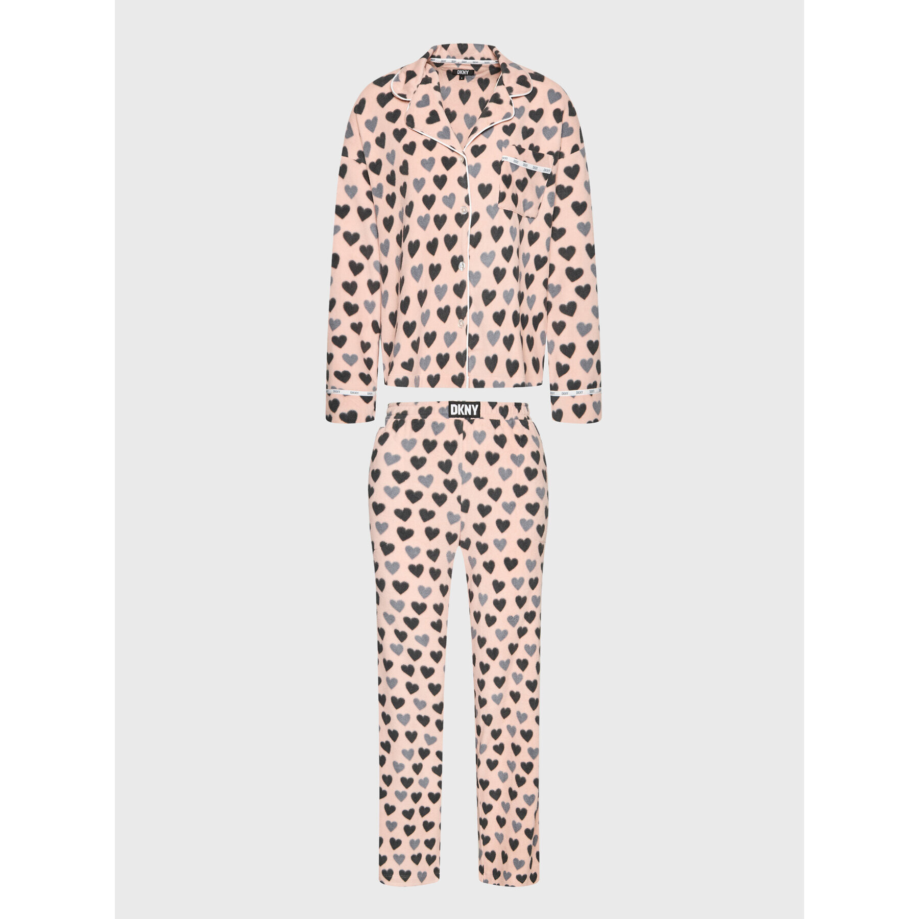 DKNY Пижама YI2922603F Розов Regular Fit - Pepit.bg